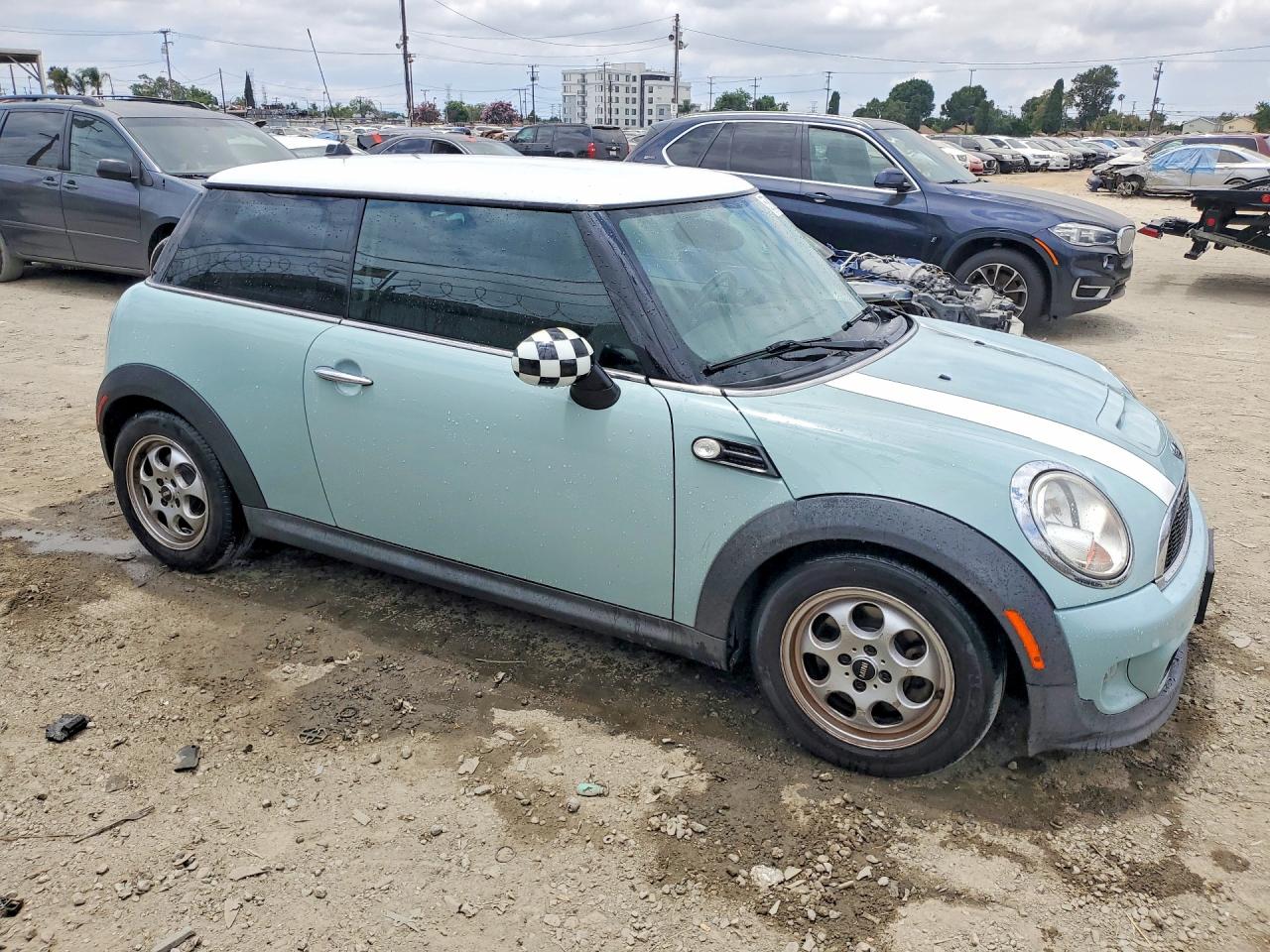 2012 Mini Cooper Turquoise vin: WMWSU3C5XCT260136