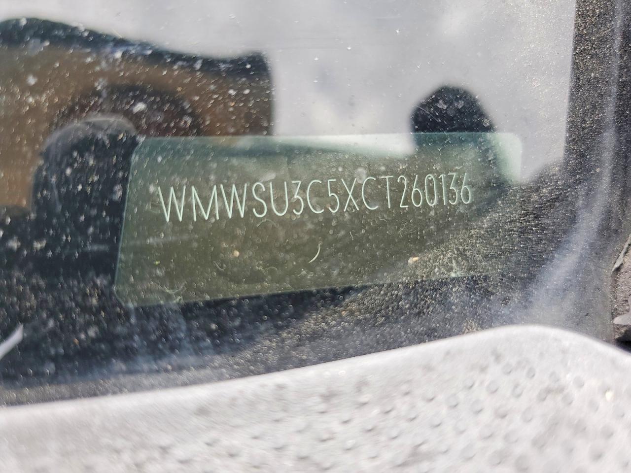 2012 Mini Cooper Turquoise vin: WMWSU3C5XCT260136