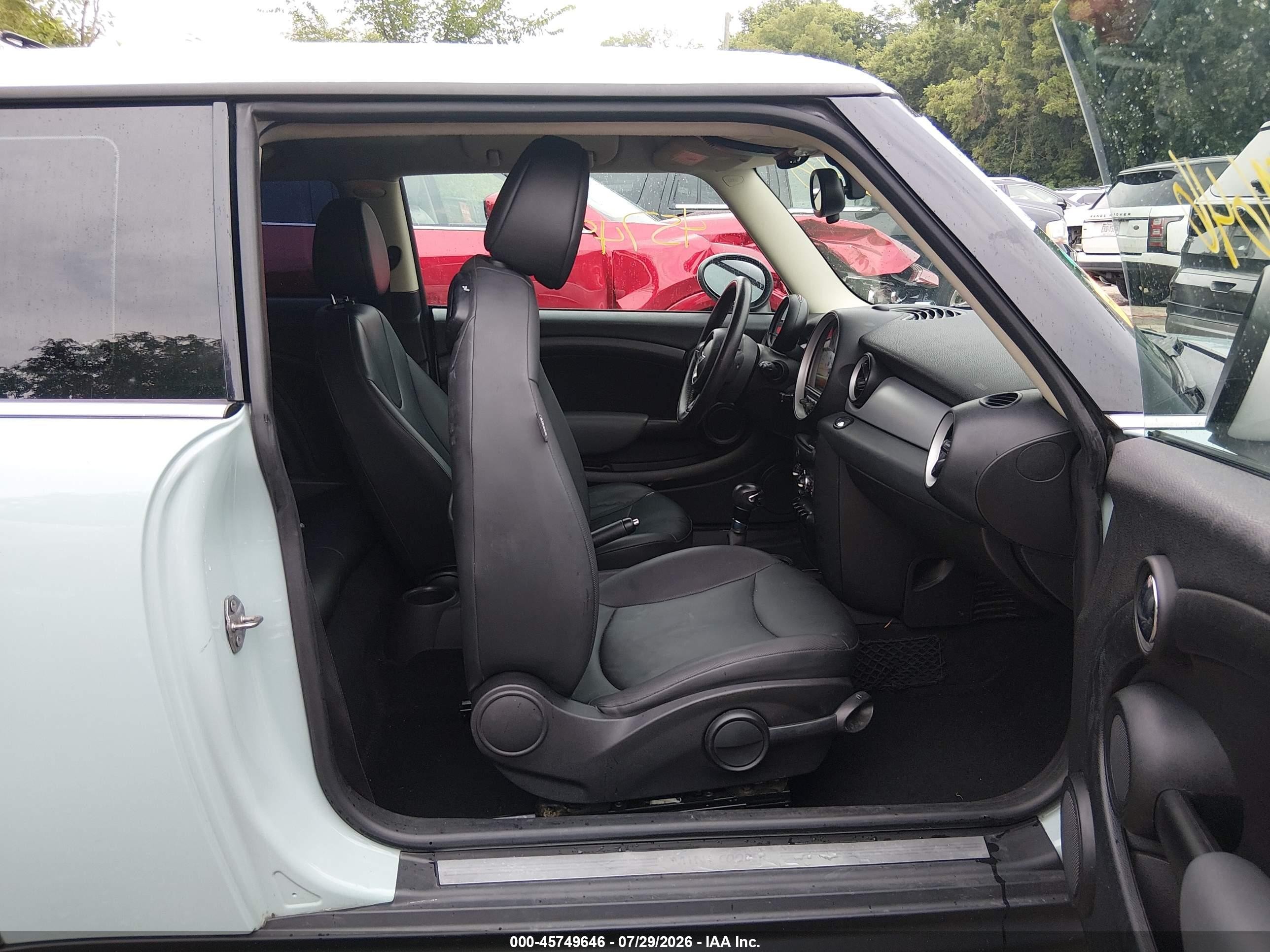 2012 Mini Cooper   Green vin: WMWSU3C5XCT264316