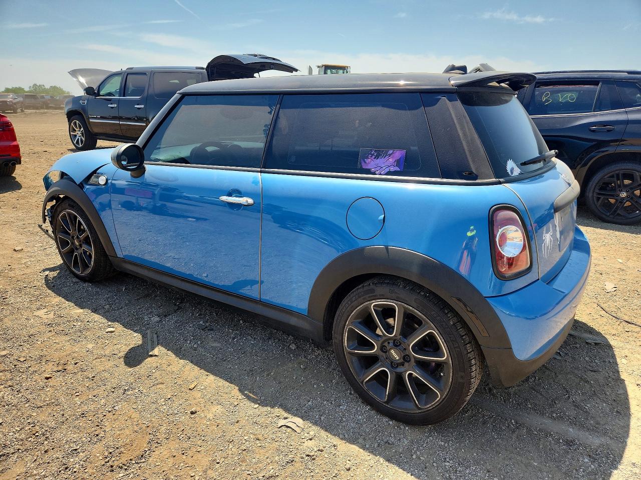 2012 Mini Cooper Blue vin: WMWSU3C5XCT542471