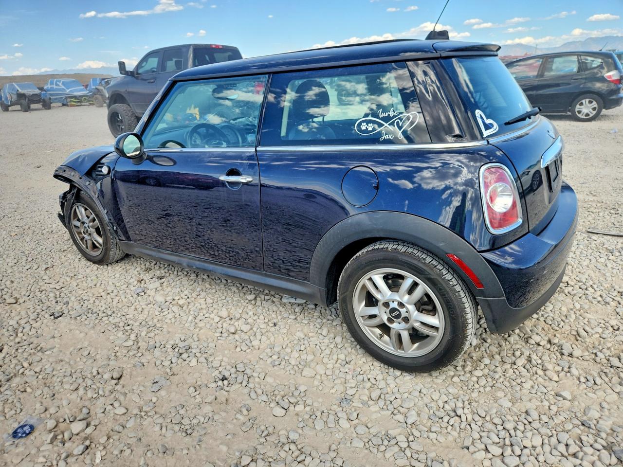 2012 Mini Cooper Black vin: WMWSU3C5XCT543748