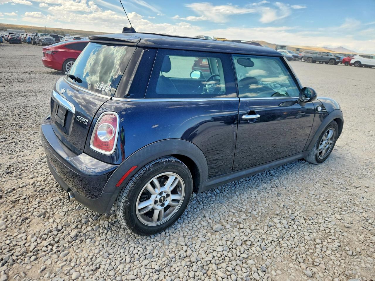 2012 Mini Cooper Black vin: WMWSU3C5XCT543748