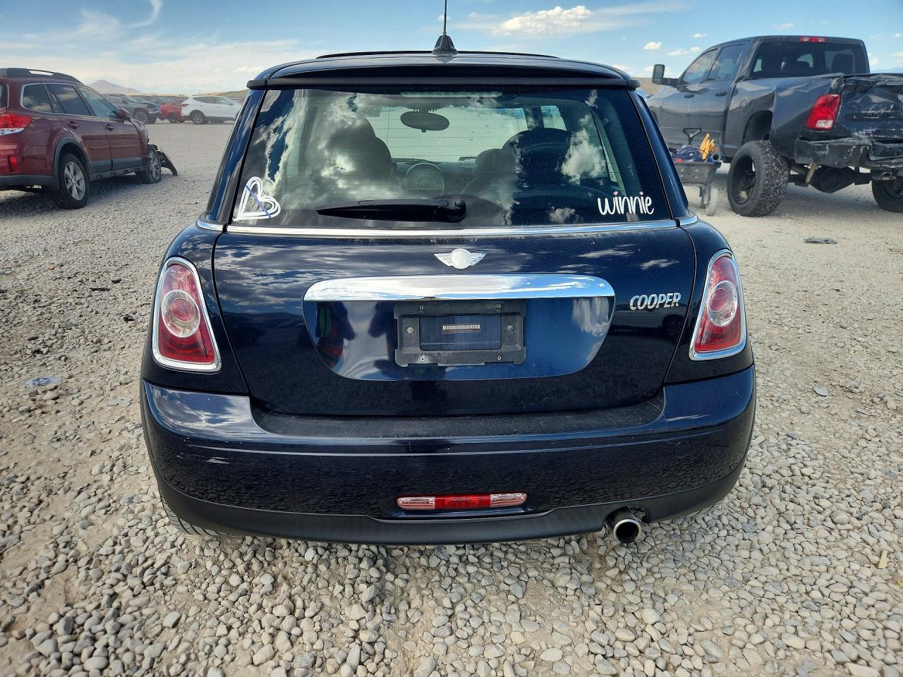 2012 Mini Cooper Black vin: WMWSU3C5XCT543748