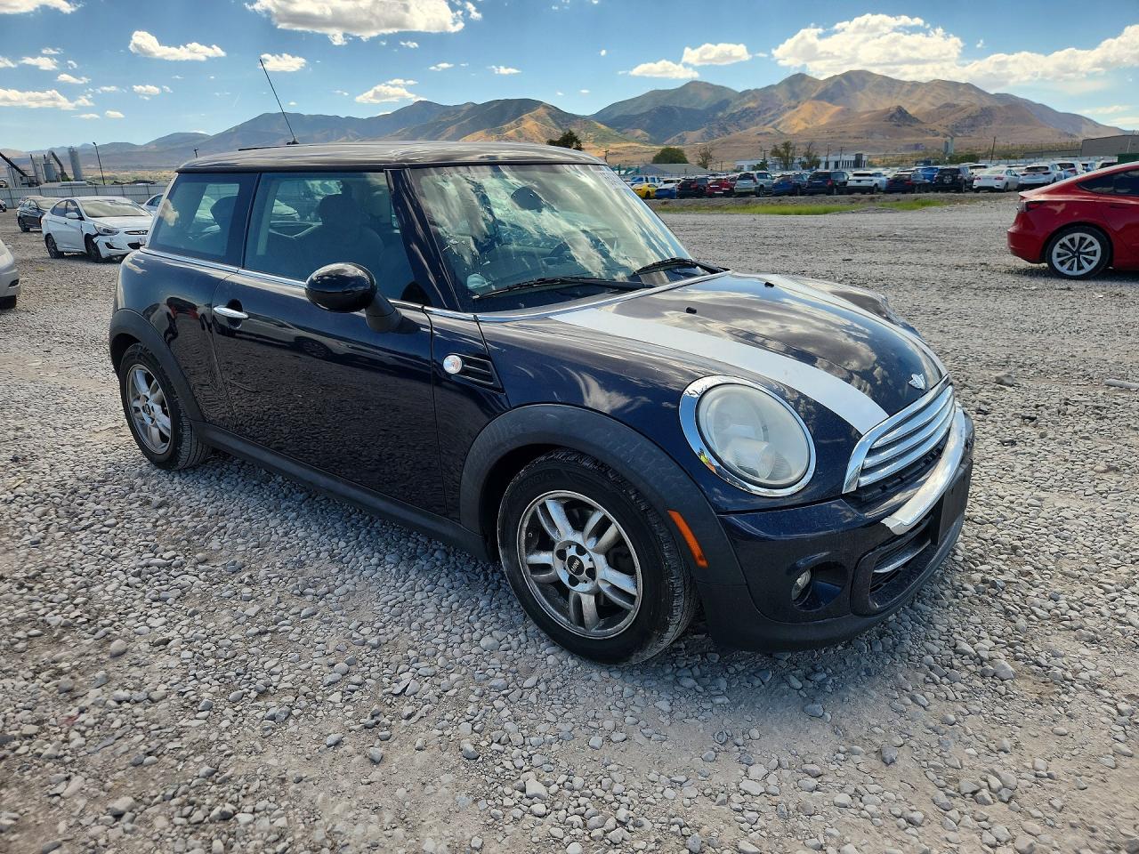 2012 Mini Cooper Black vin: WMWSU3C5XCT543748