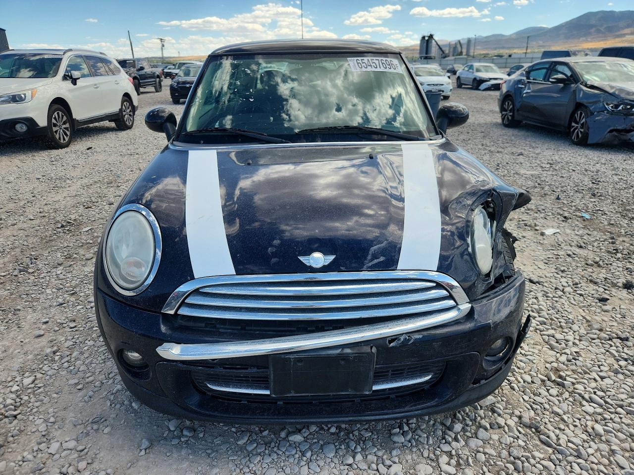 2012 Mini Cooper Black vin: WMWSU3C5XCT543748