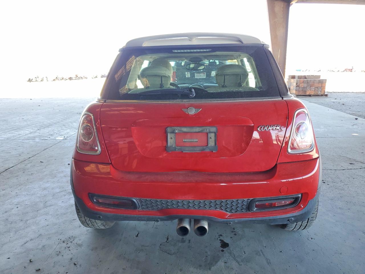 2013 Mini Cooper S Красный vin: WMWSV3C50DT396922
