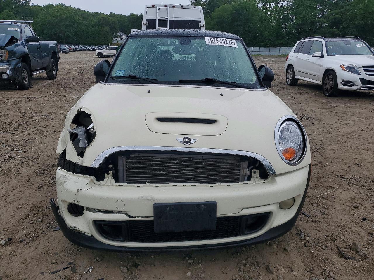 2011 Mini Cooper S Cream vin: WMWSV3C51BTY10691