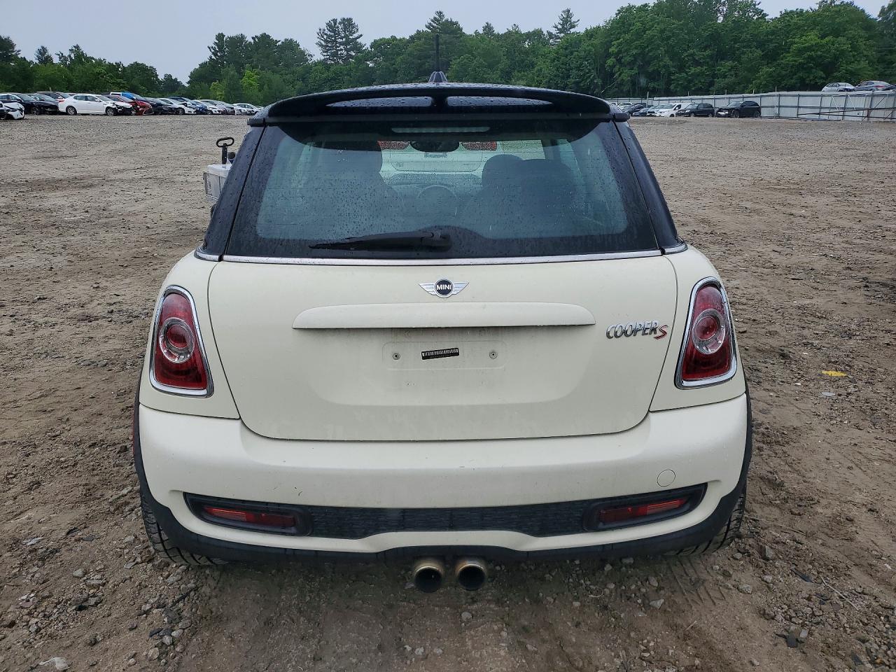 2011 Mini Cooper S Cream vin: WMWSV3C51BTY10691