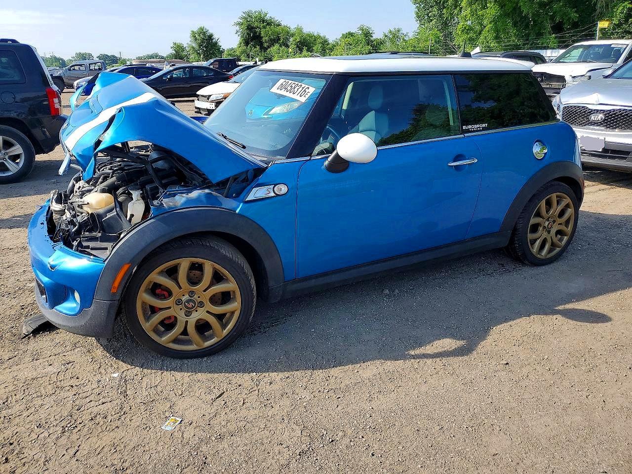 2011 Mini Cooper John Cooper Works Clubman All4 Blue vin: WMWSV3C51BTY22839