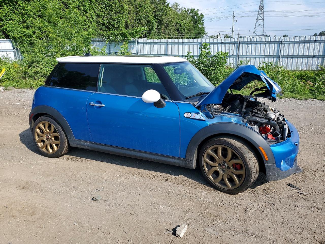 2011 Mini Cooper John Cooper Works Clubman All4 Blue vin: WMWSV3C51BTY22839