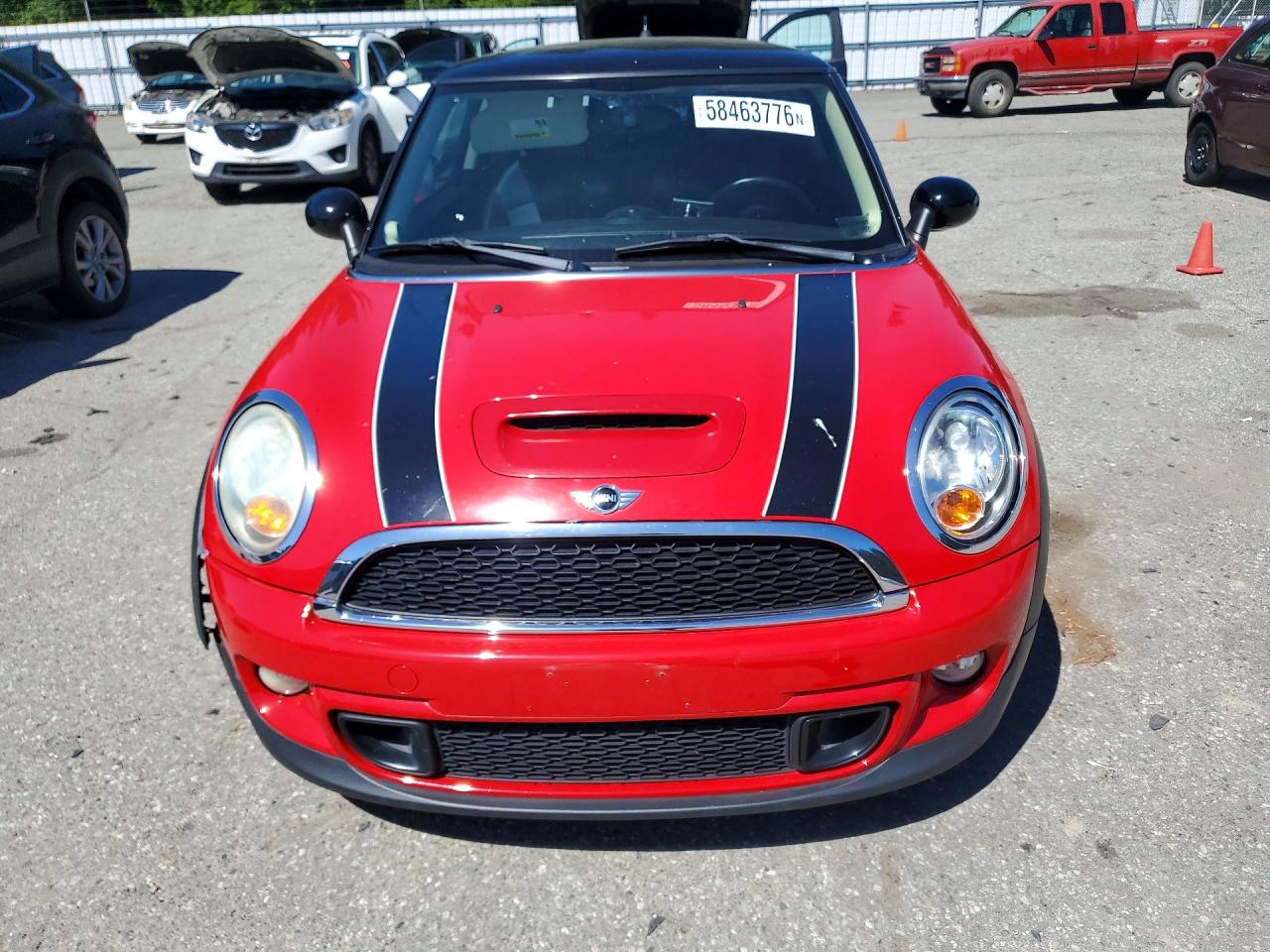 2012 Mini Cooper S Красный vin: WMWSV3C51CT385667