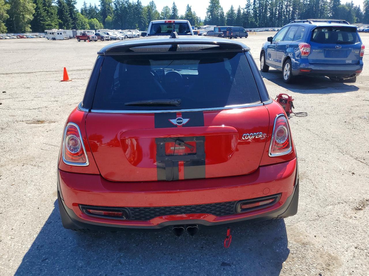 2012 Mini Cooper S Красный vin: WMWSV3C51CT385667