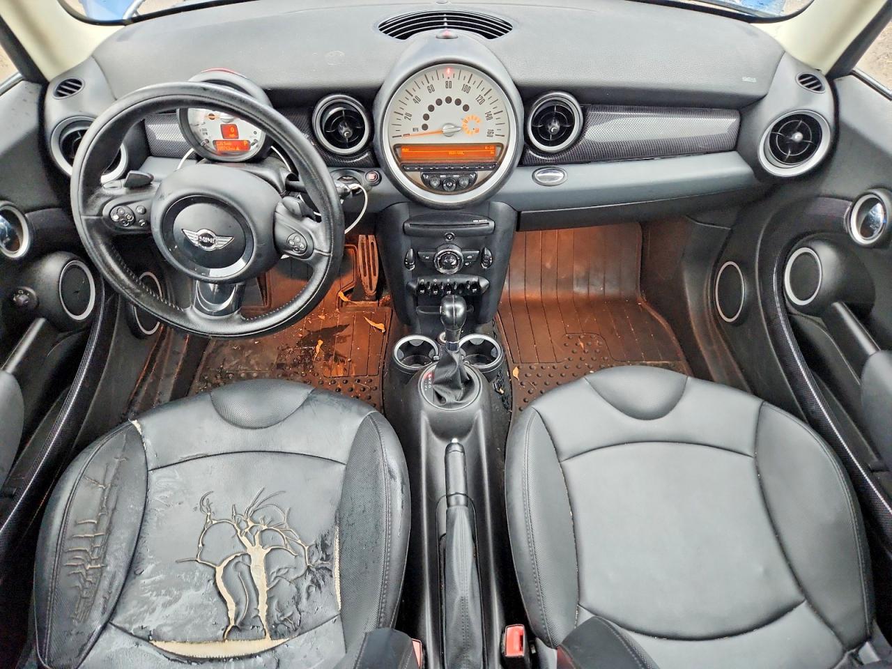 2012 Mini Cooper S Blue vin: WMWSV3C51CT387936
