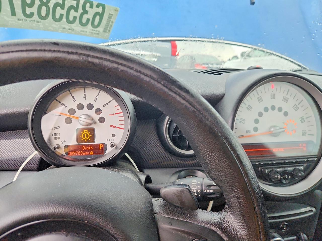 2012 Mini Cooper S Blue vin: WMWSV3C51CT387936