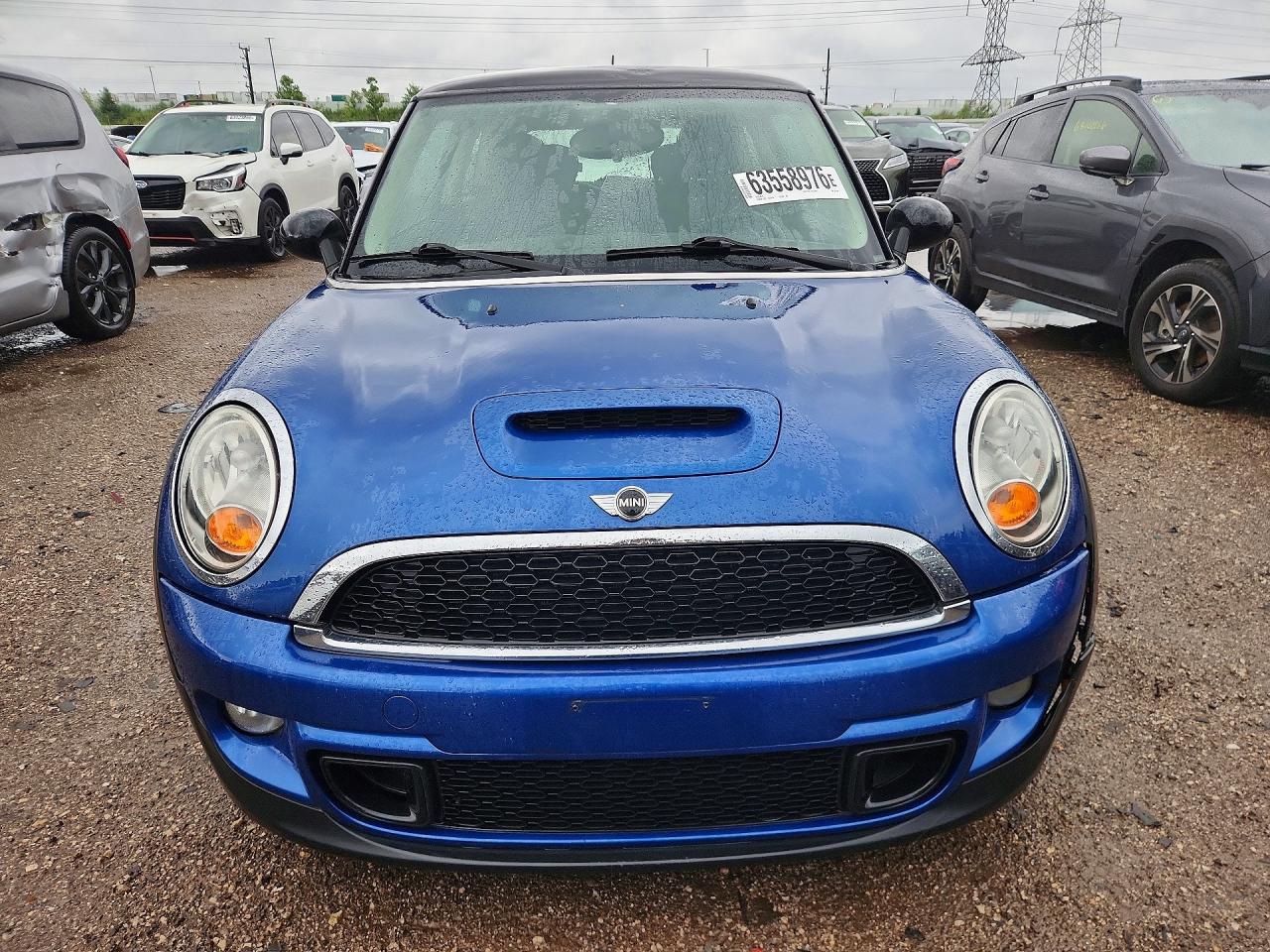 2012 Mini Cooper S Blue vin: WMWSV3C51CT387936
