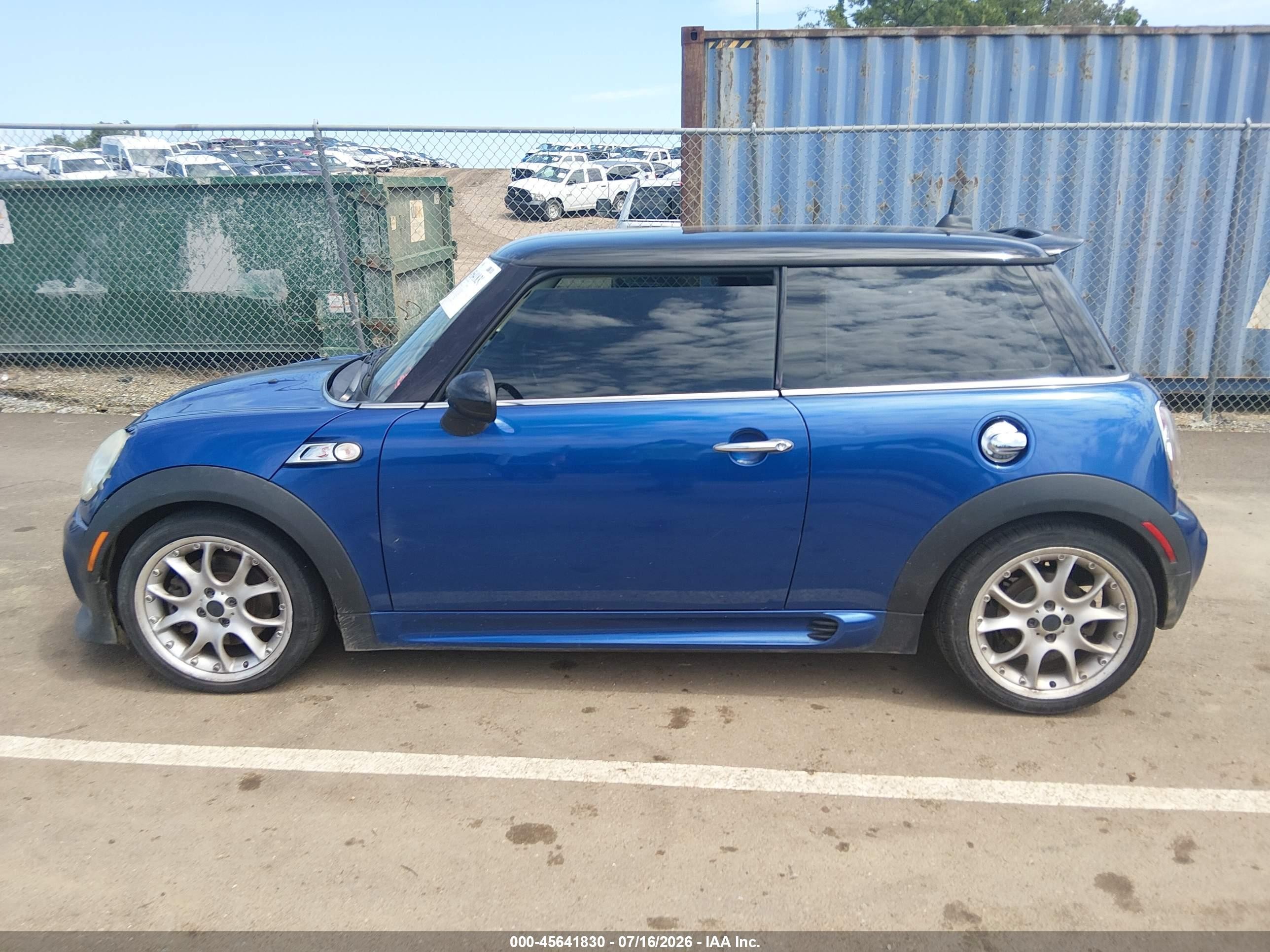 2012 Mini Cooper S   Blue vin: WMWSV3C51CTY16041