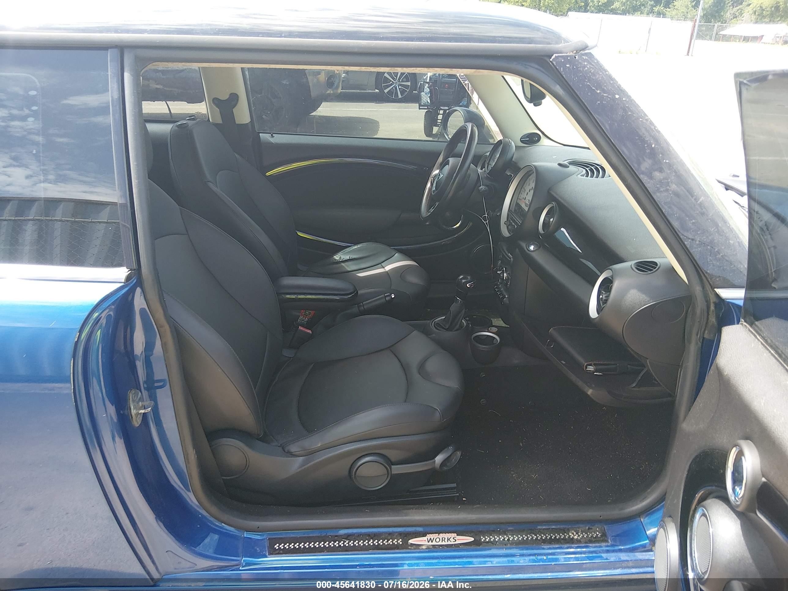2012 Mini Cooper S   Blue vin: WMWSV3C51CTY16041