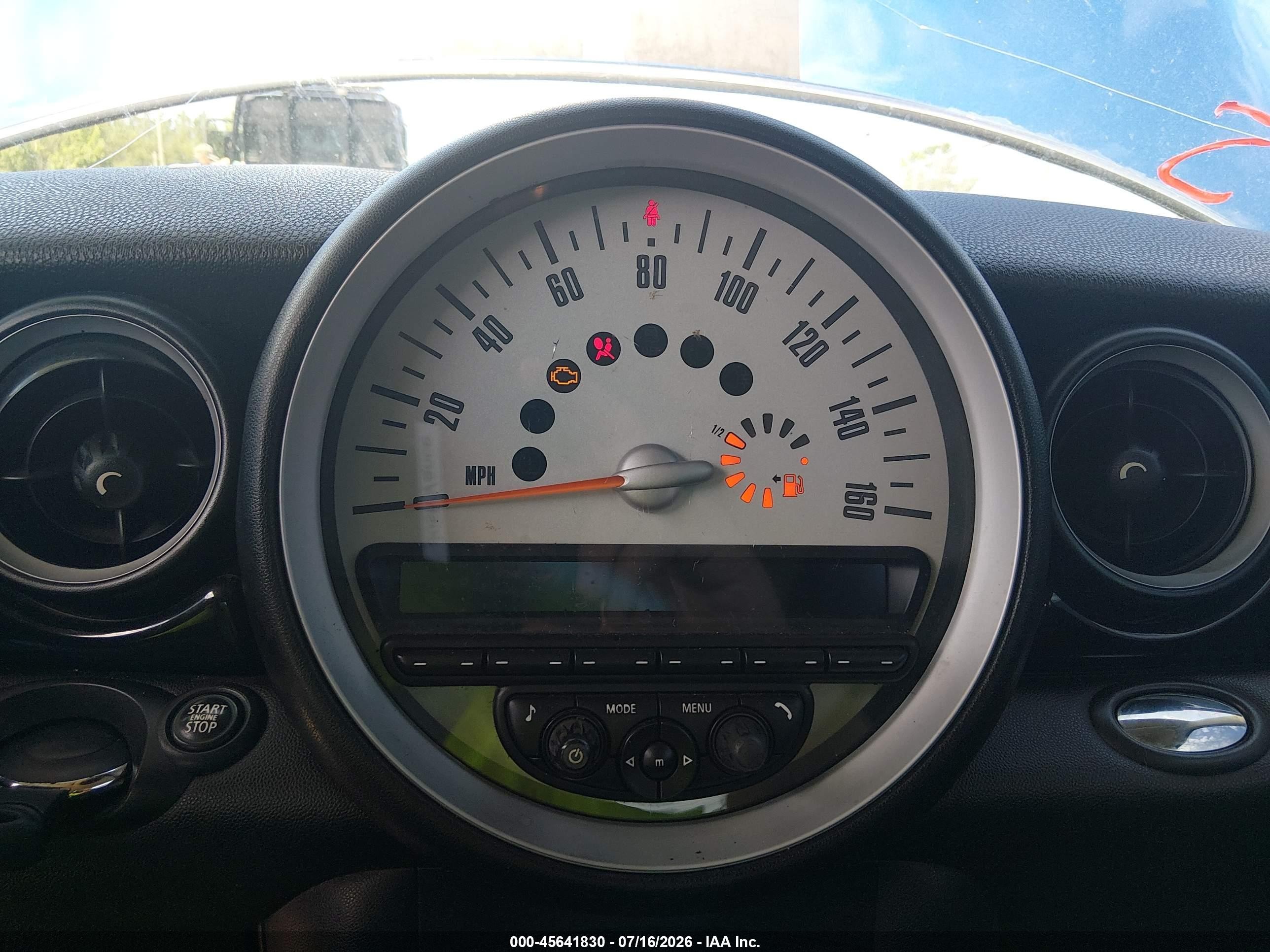 2012 Mini Cooper S   Blue vin: WMWSV3C51CTY16041