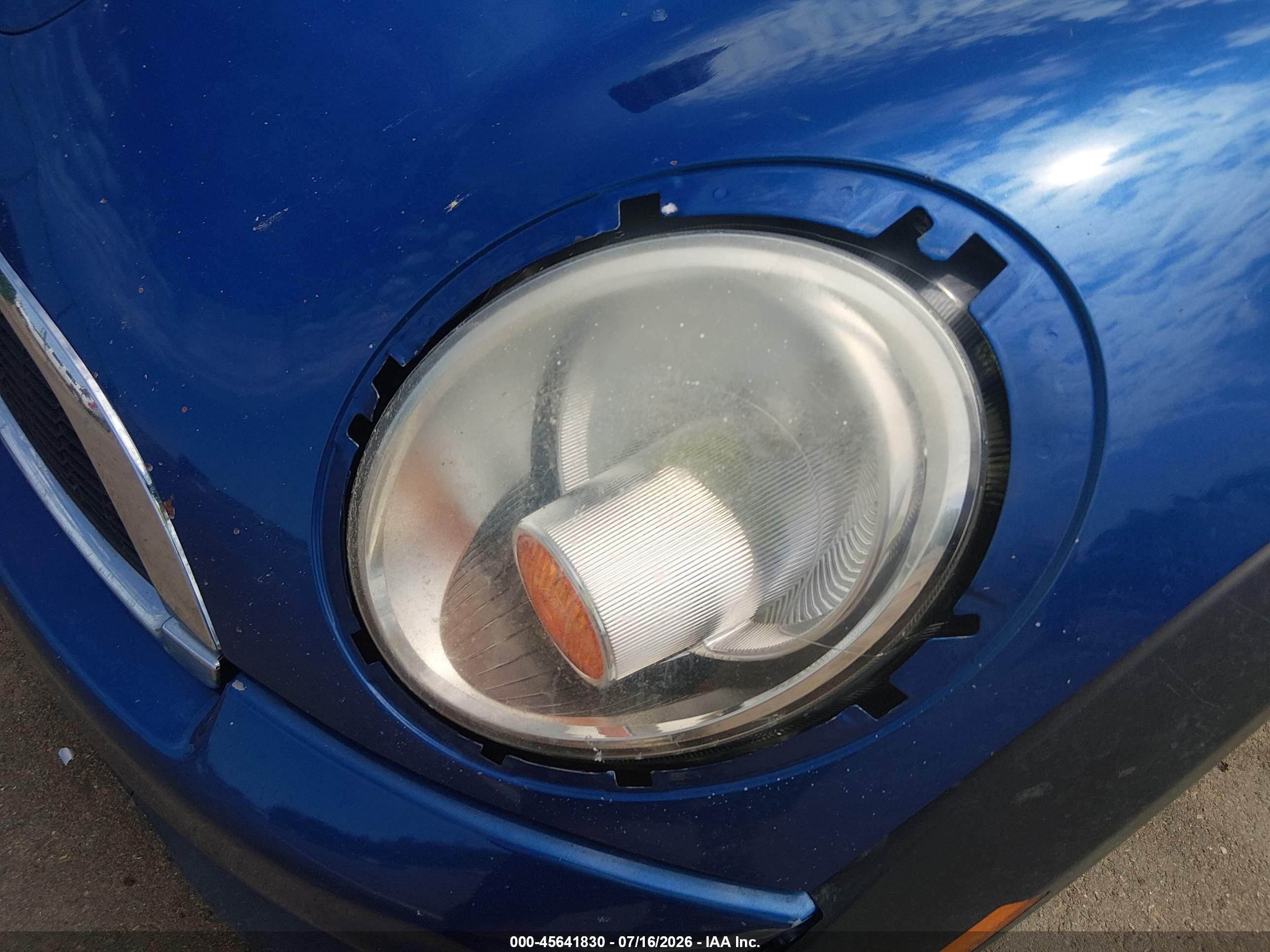 2012 Mini Cooper S   Blue vin: WMWSV3C51CTY16041