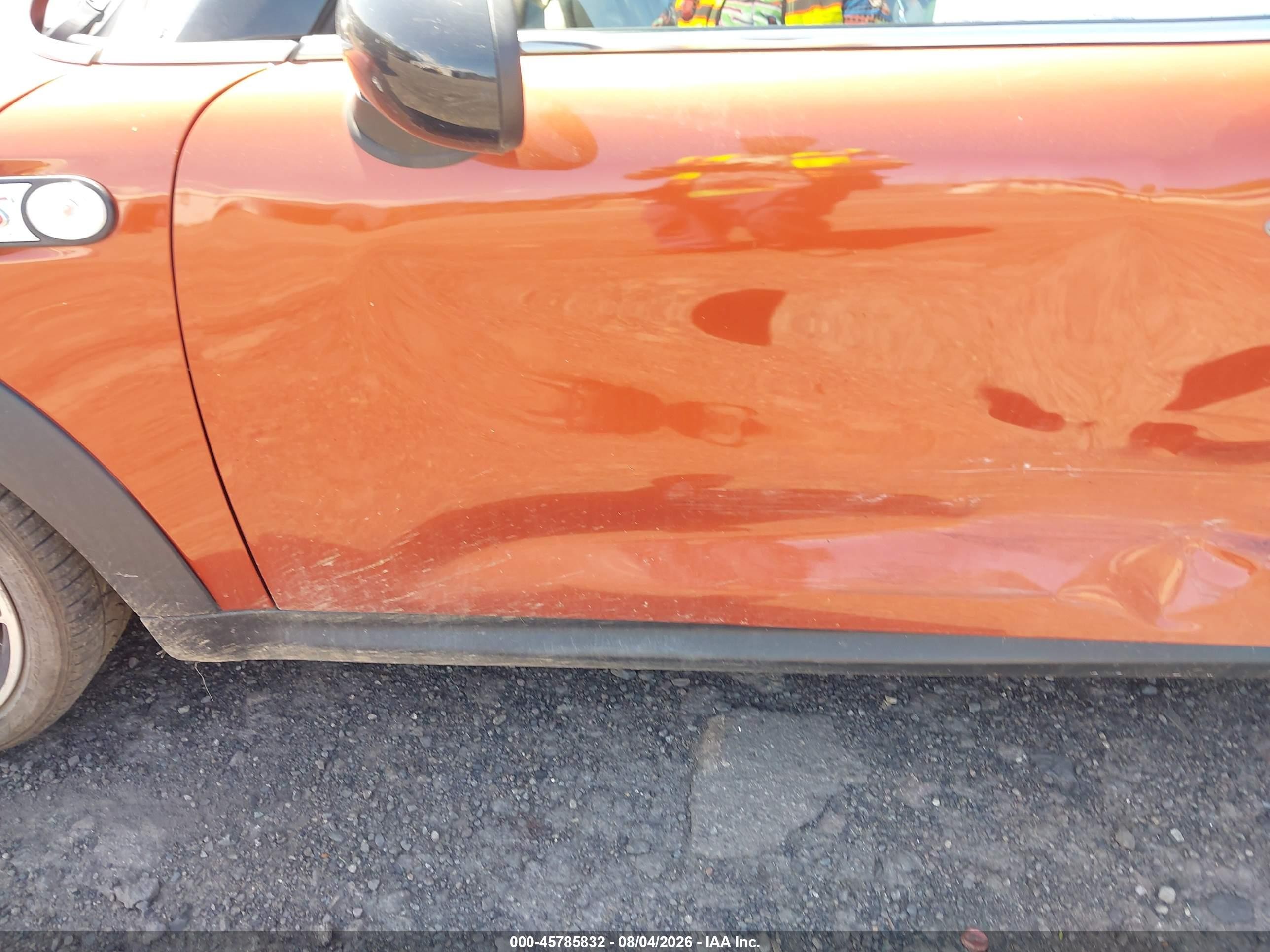 2012 Mini Cooper S   Orange vin: WMWSV3C51CTY26844