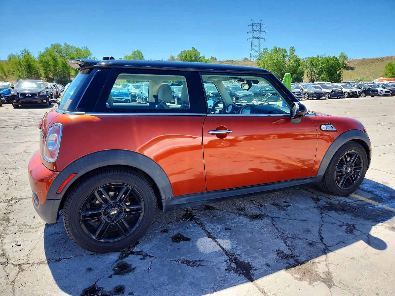 2013 Mini Cooper S Orange vin: WMWSV3C51DT388490
