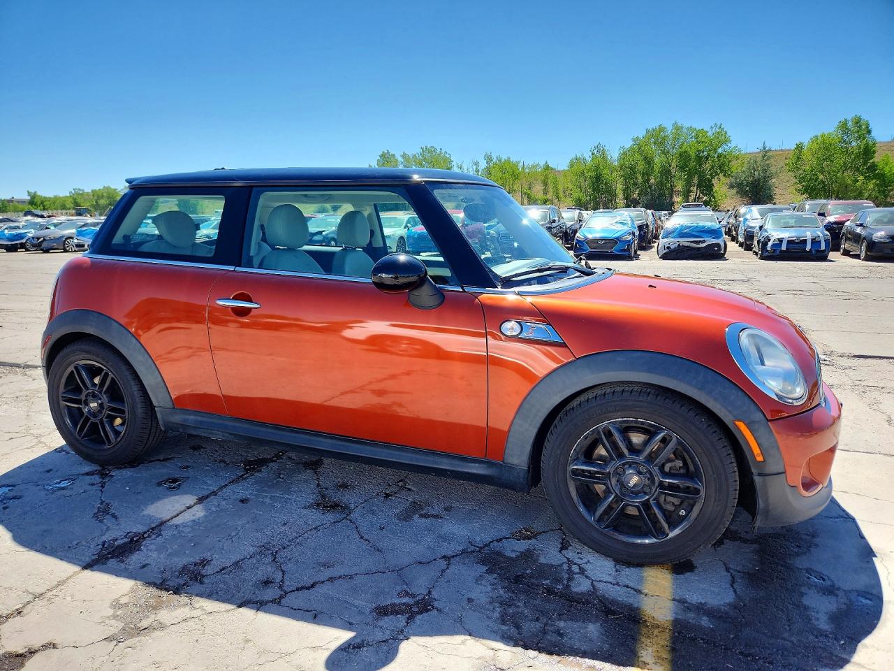 2013 Mini Cooper S Orange vin: WMWSV3C51DT388490