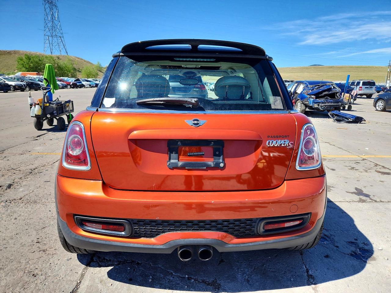 2013 Mini Cooper S Orange vin: WMWSV3C51DT388490