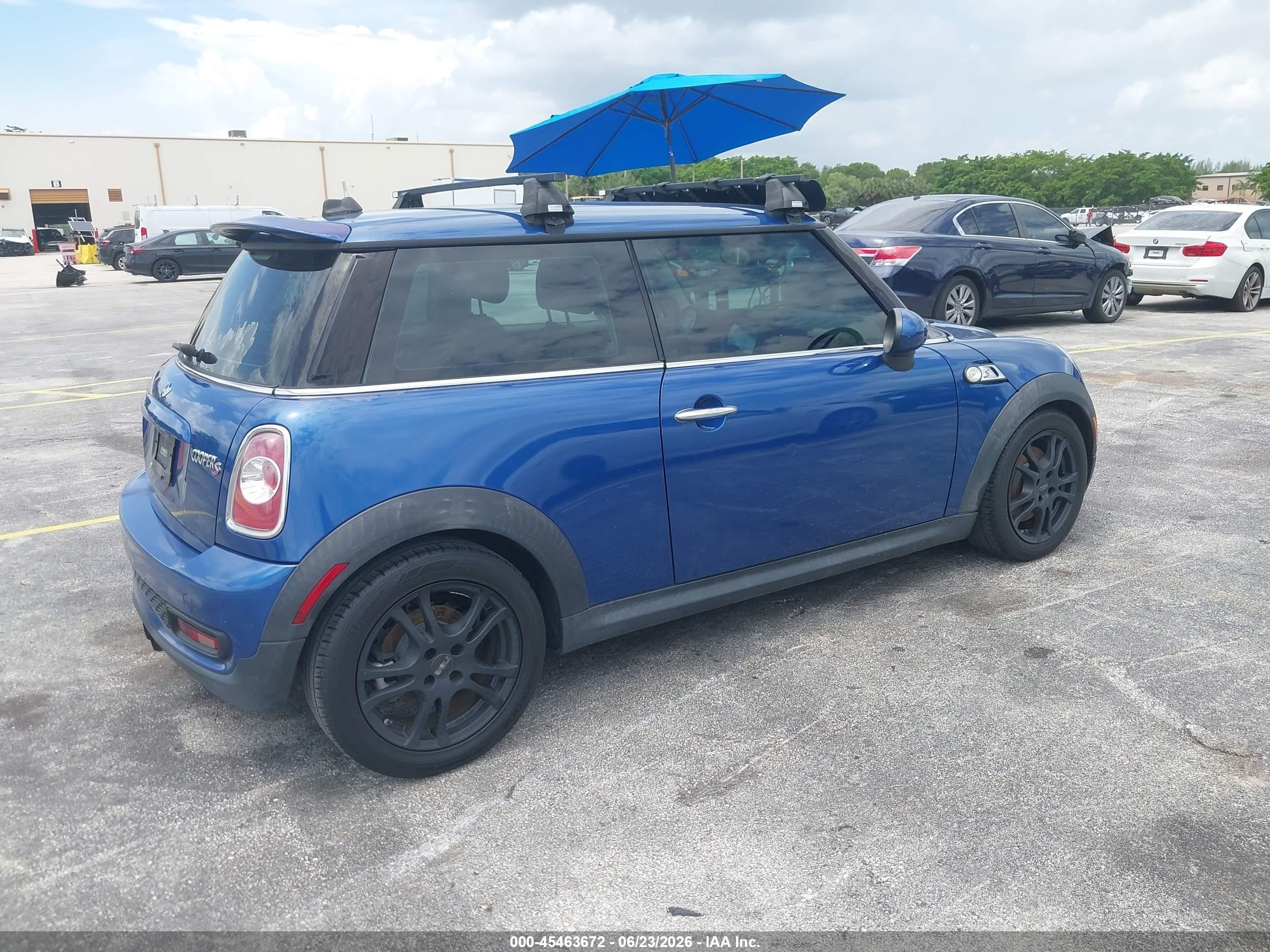 2013 Mini Hardtop Cooper S Blue vin: WMWSV3C51DT391938
