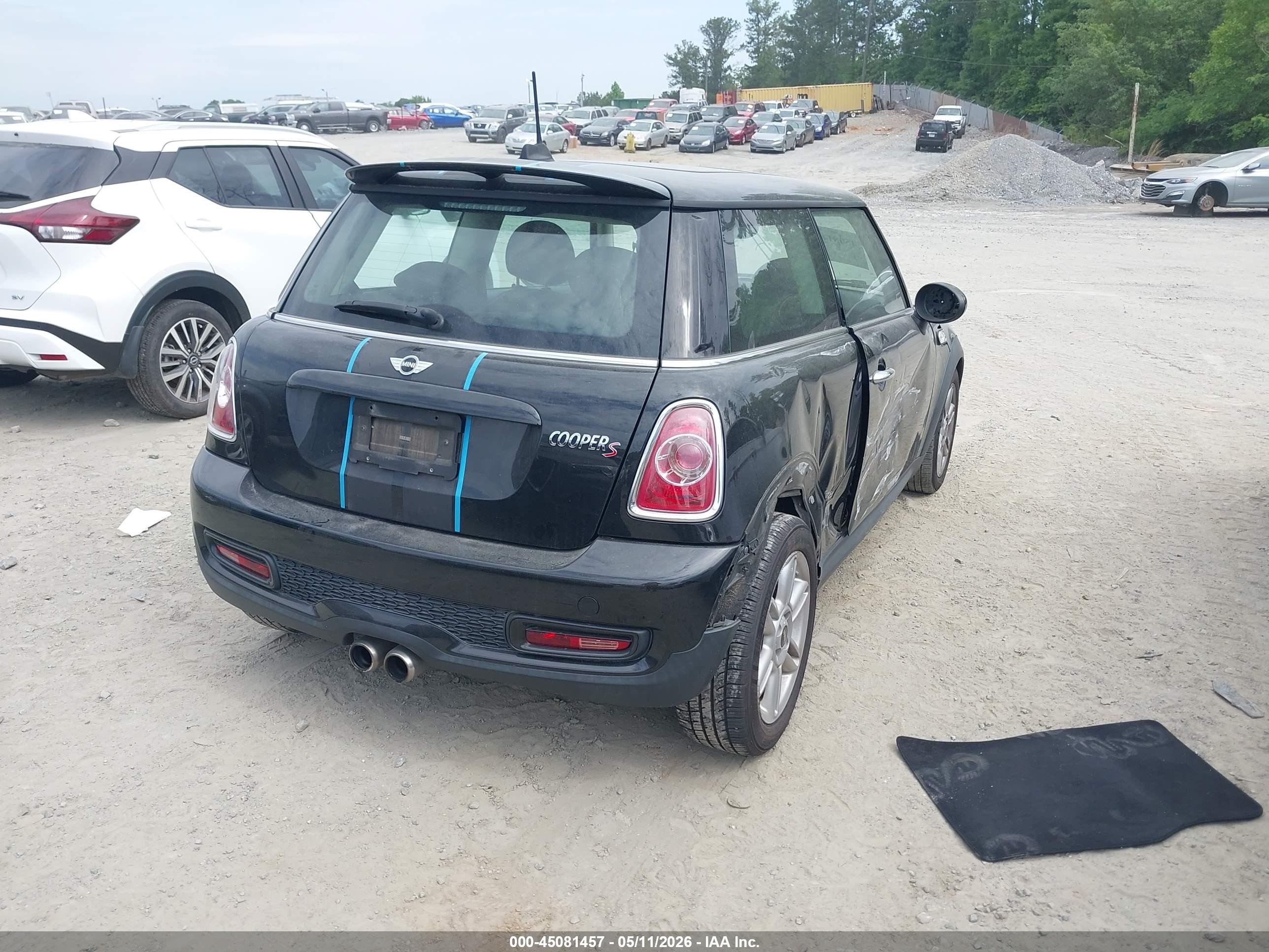 2013 Mini Hardtop Cooper S Черный vin: WMWSV3C51DT396797