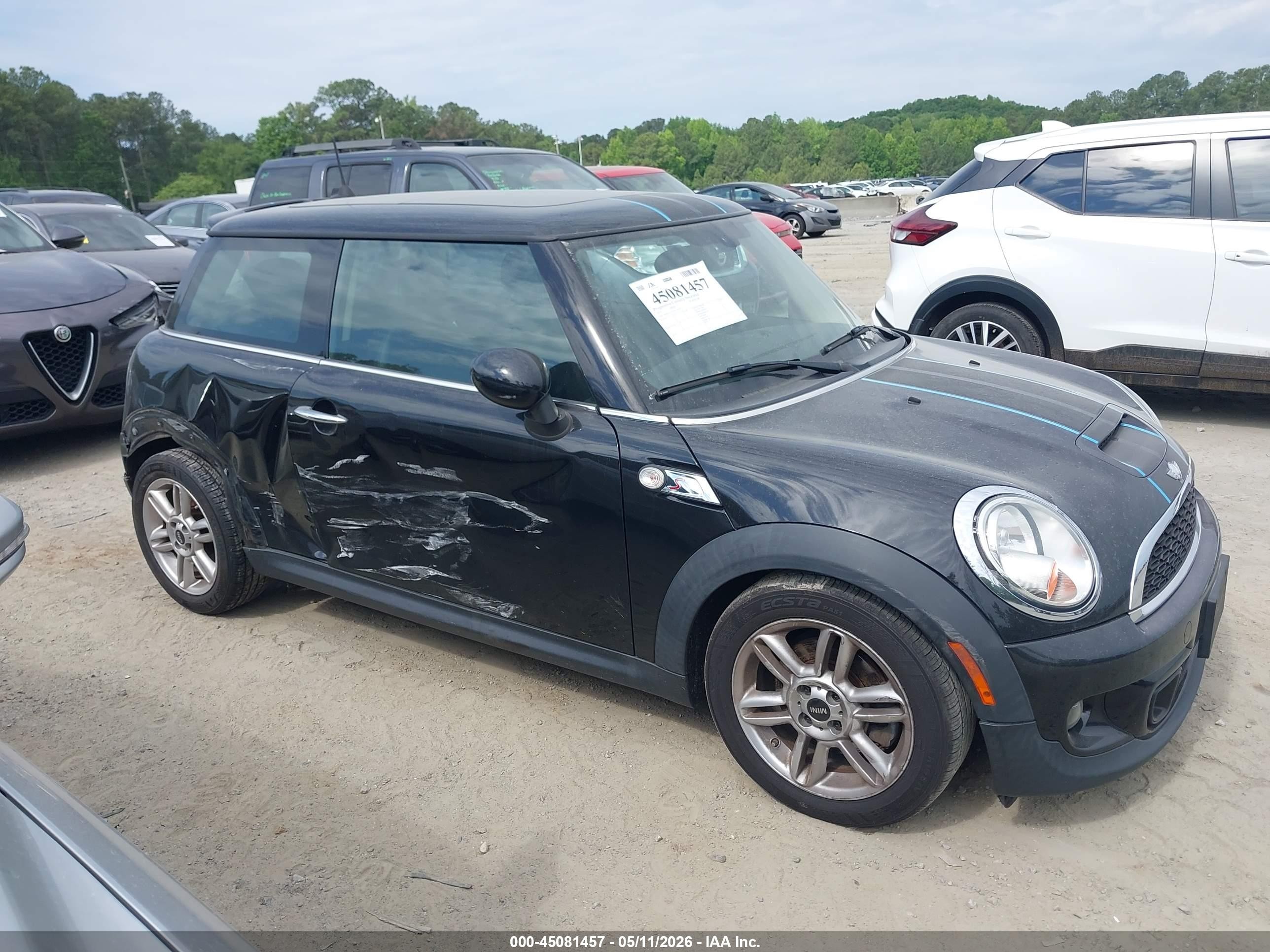 2013 Mini Hardtop Cooper S Черный vin: WMWSV3C51DT396797