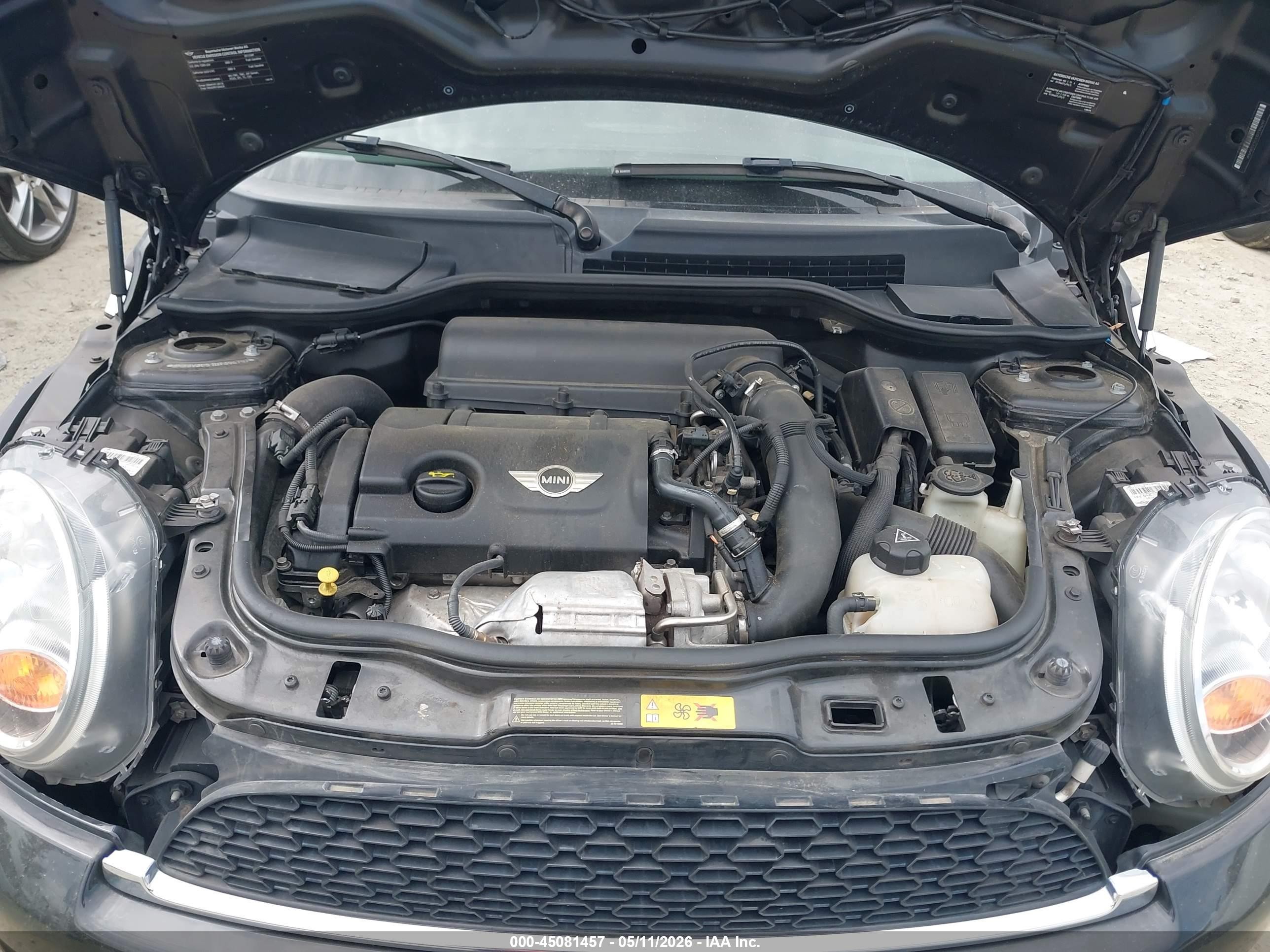 2013 Mini Hardtop Cooper S Черный vin: WMWSV3C51DT396797