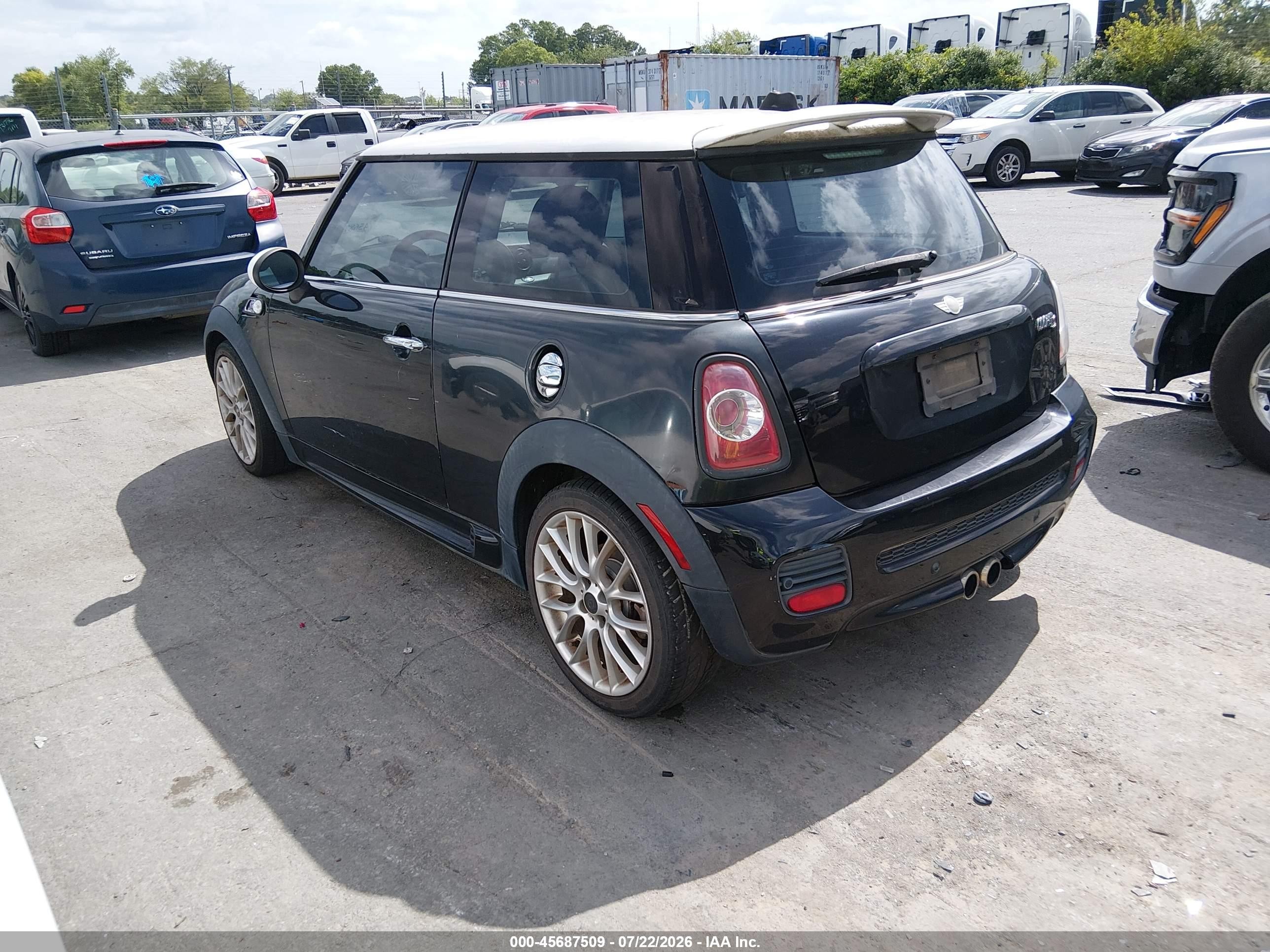2012 Mini Cooper S   Черный vin: WMWSV3C52CTY29798