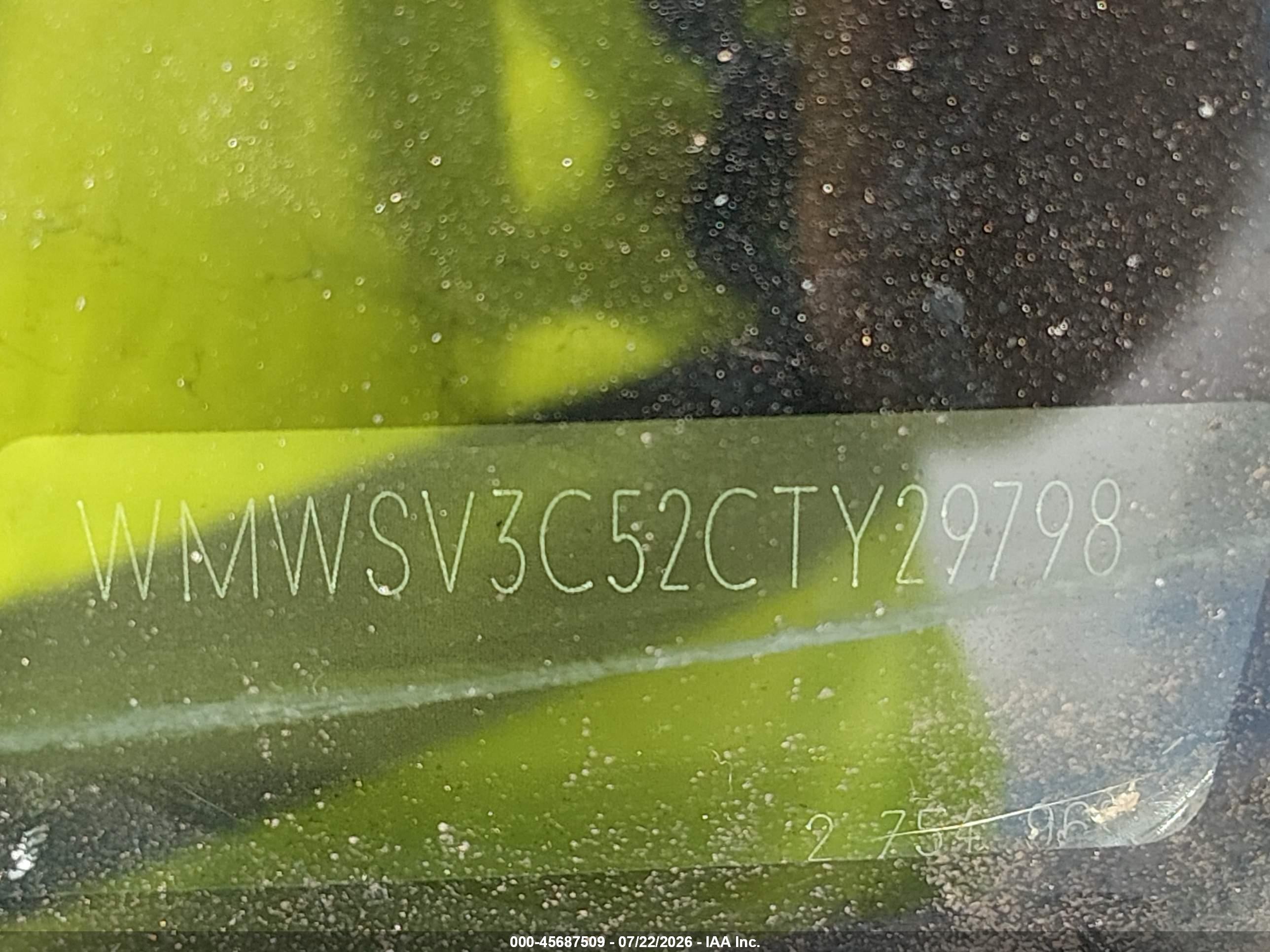 2012 Mini Cooper S   Черный vin: WMWSV3C52CTY29798