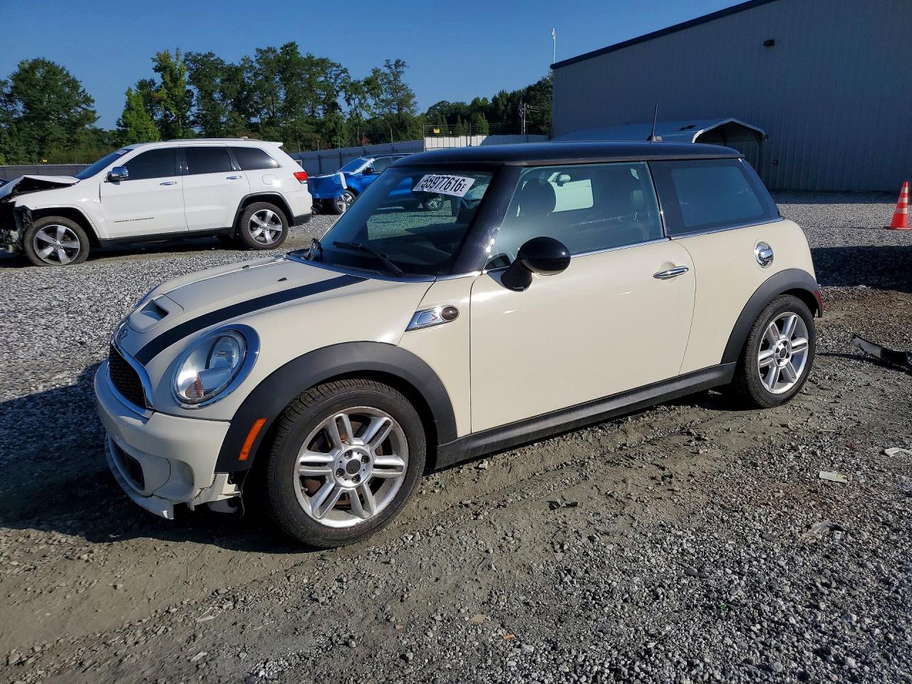2013 Mini Cooper S Белый vin: WMWSV3C52DT389714