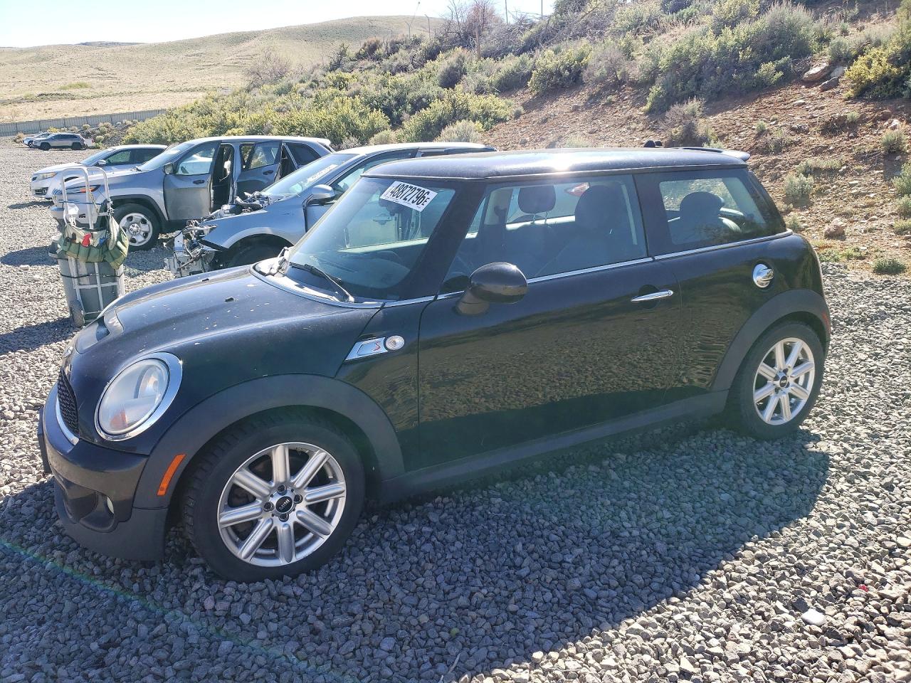 2013 Mini Cooper S Black vin: WMWSV3C52DT390331