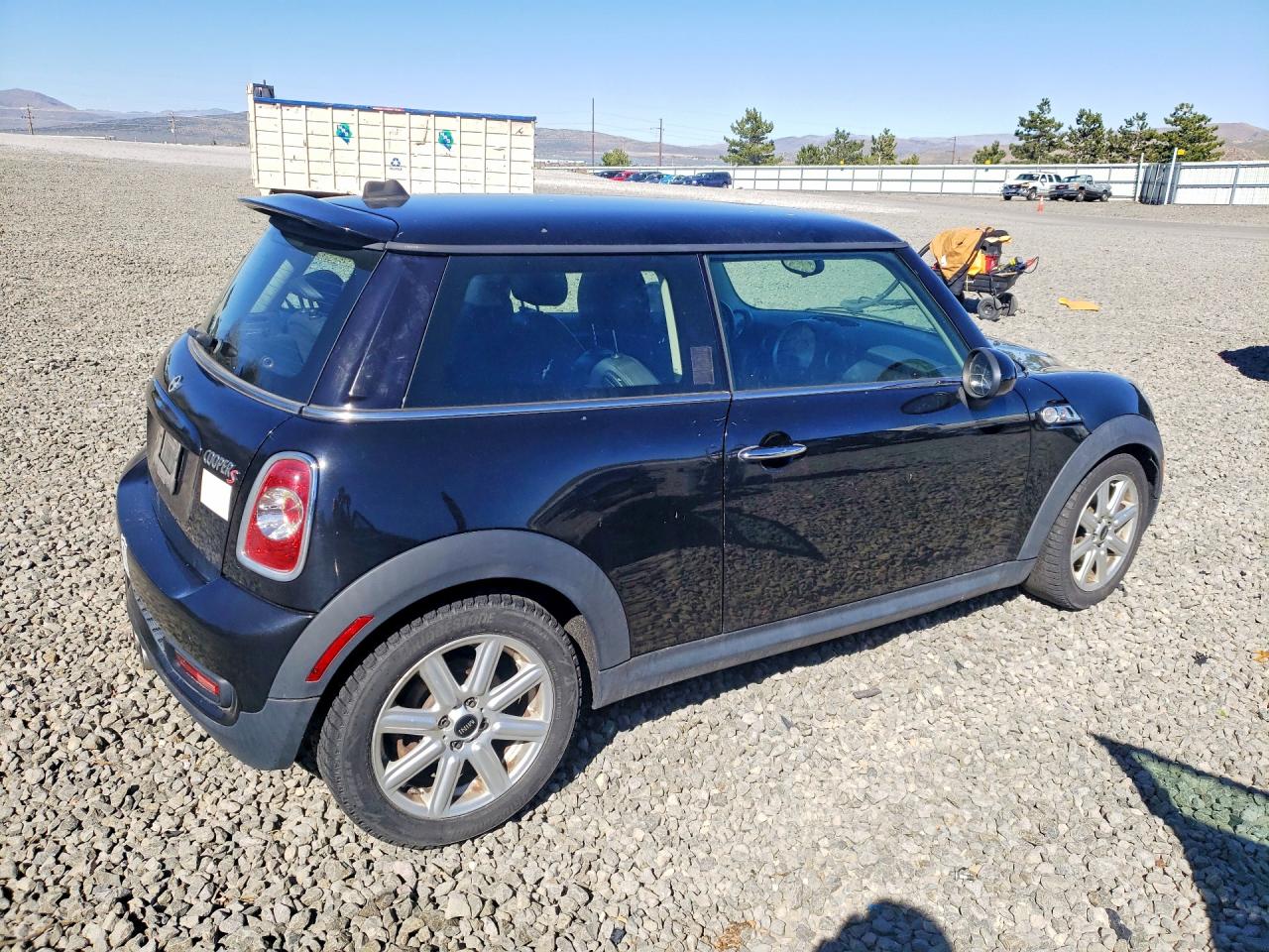 2013 Mini Cooper S Black vin: WMWSV3C52DT390331