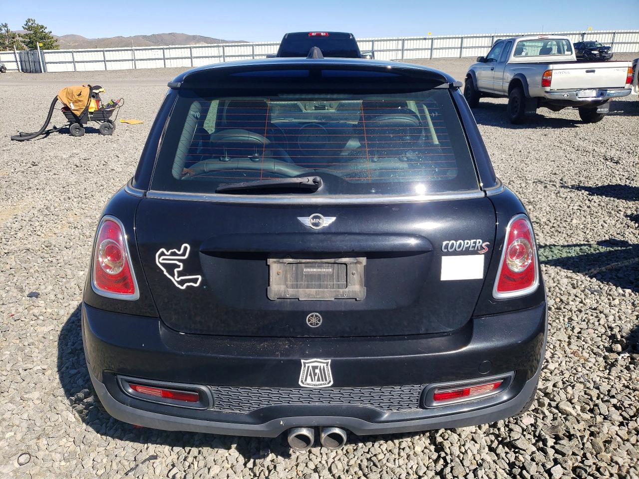 2013 Mini Cooper S Black vin: WMWSV3C52DT390331