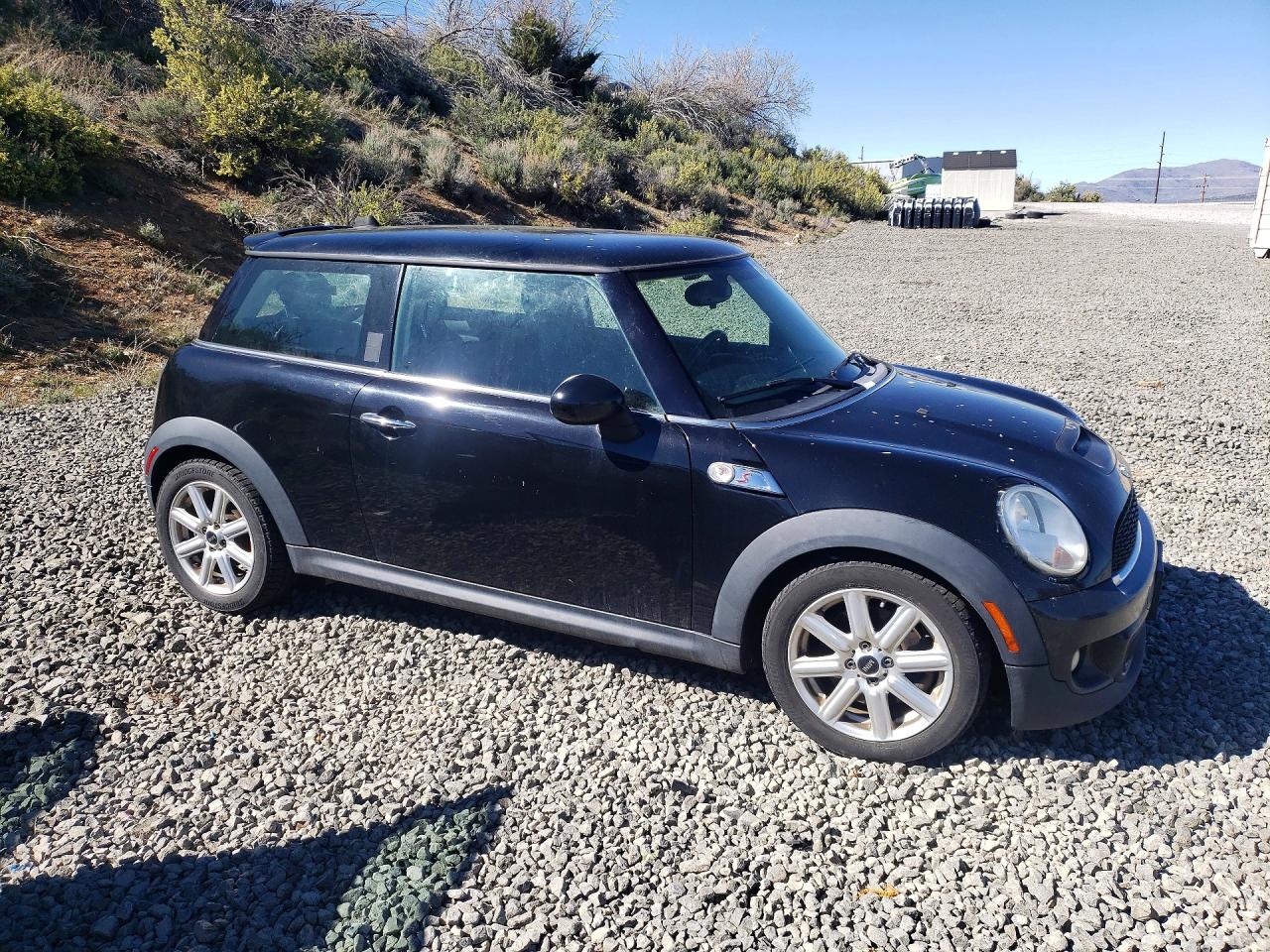 2013 Mini Cooper S Black vin: WMWSV3C52DT390331