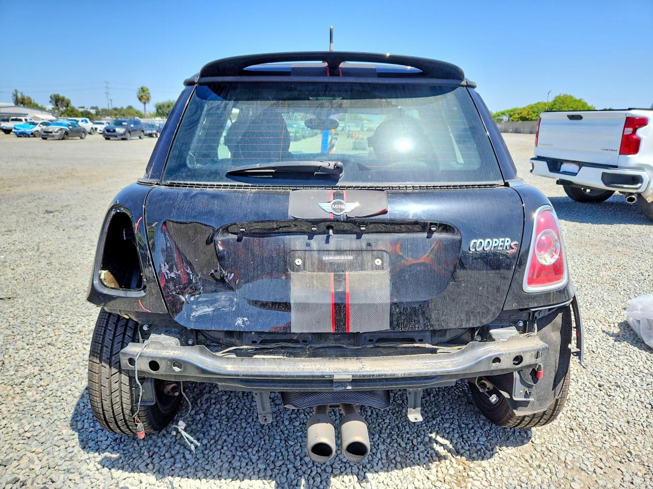 2013 Mini Cooper S Black vin: WMWSV3C52DT396212