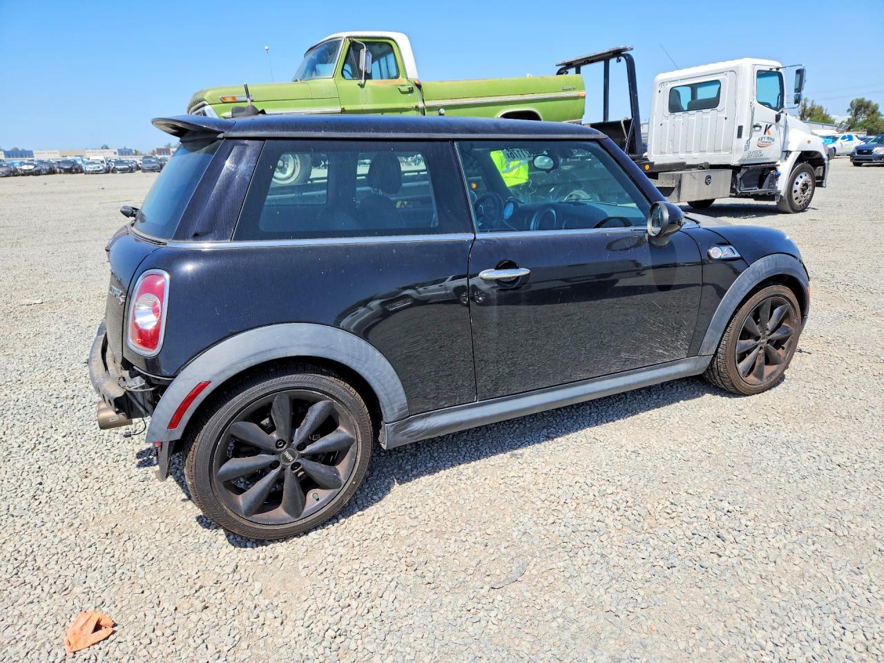 2013 Mini Cooper S Black vin: WMWSV3C52DT396212