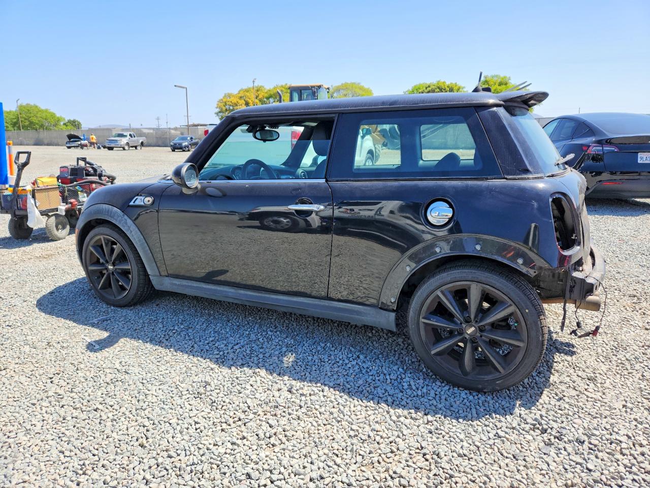 2013 Mini Cooper S Black vin: WMWSV3C52DT396212