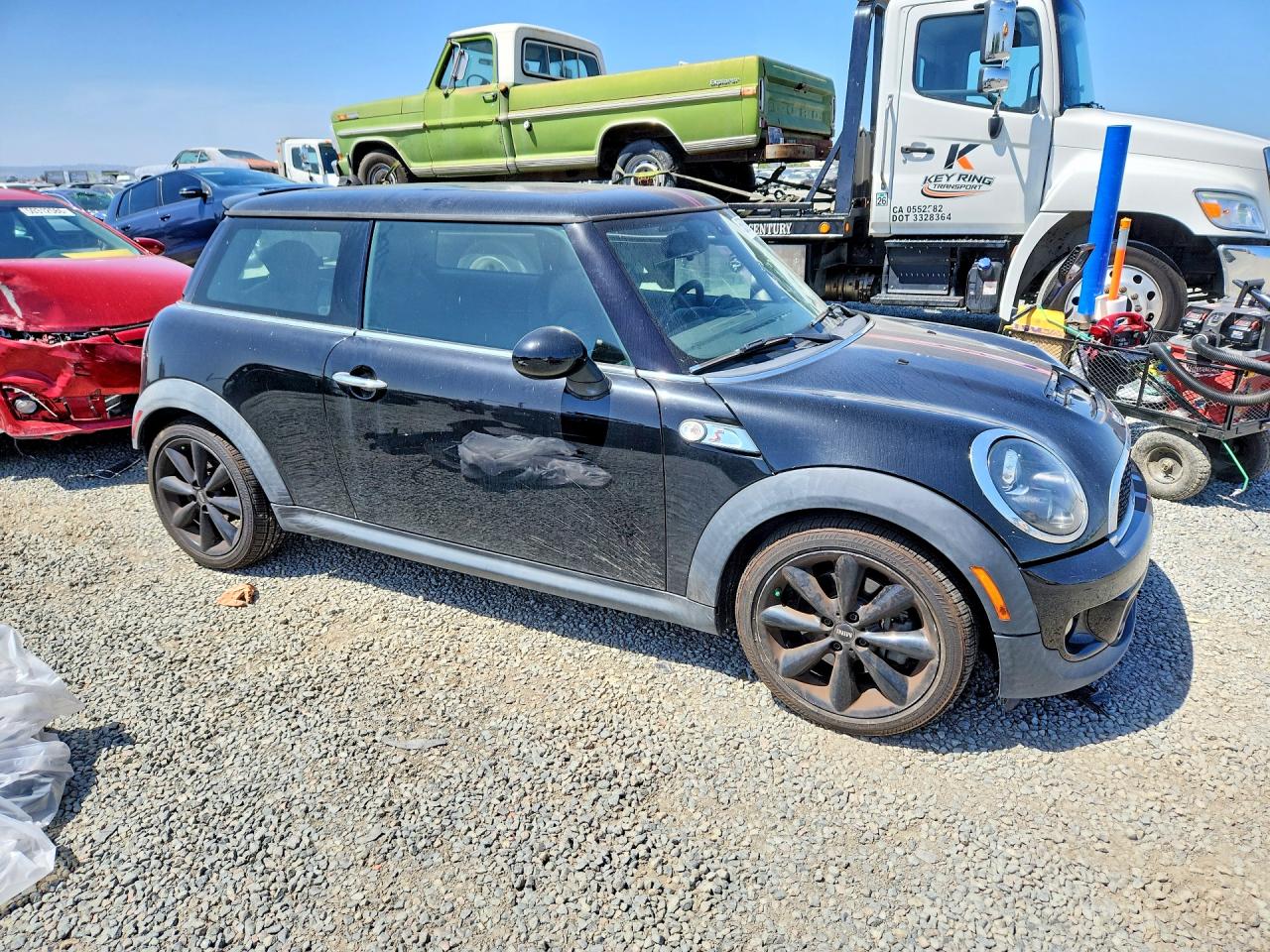 2013 Mini Cooper S Black vin: WMWSV3C52DT396212