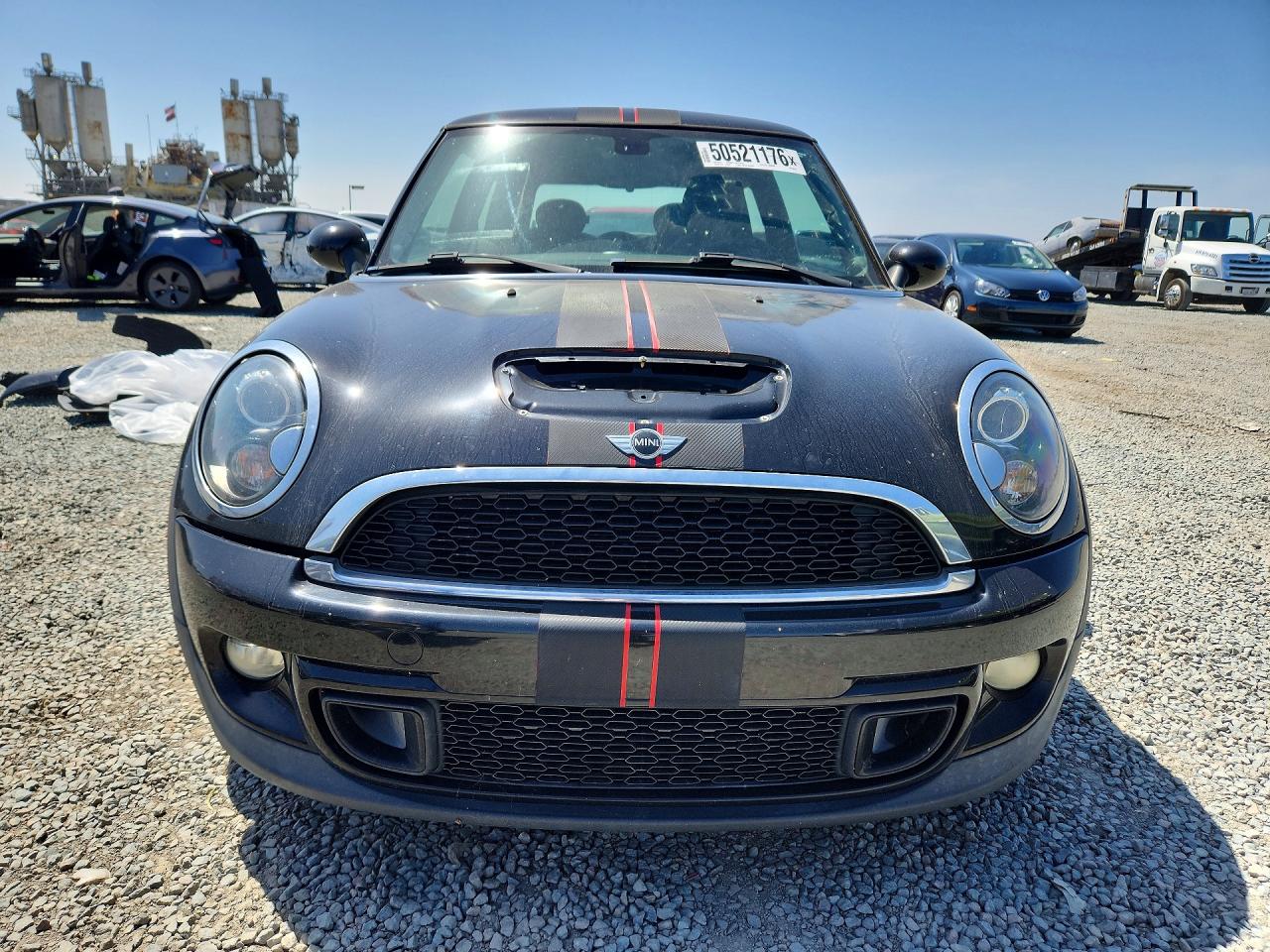 2013 Mini Cooper S Black vin: WMWSV3C52DT396212