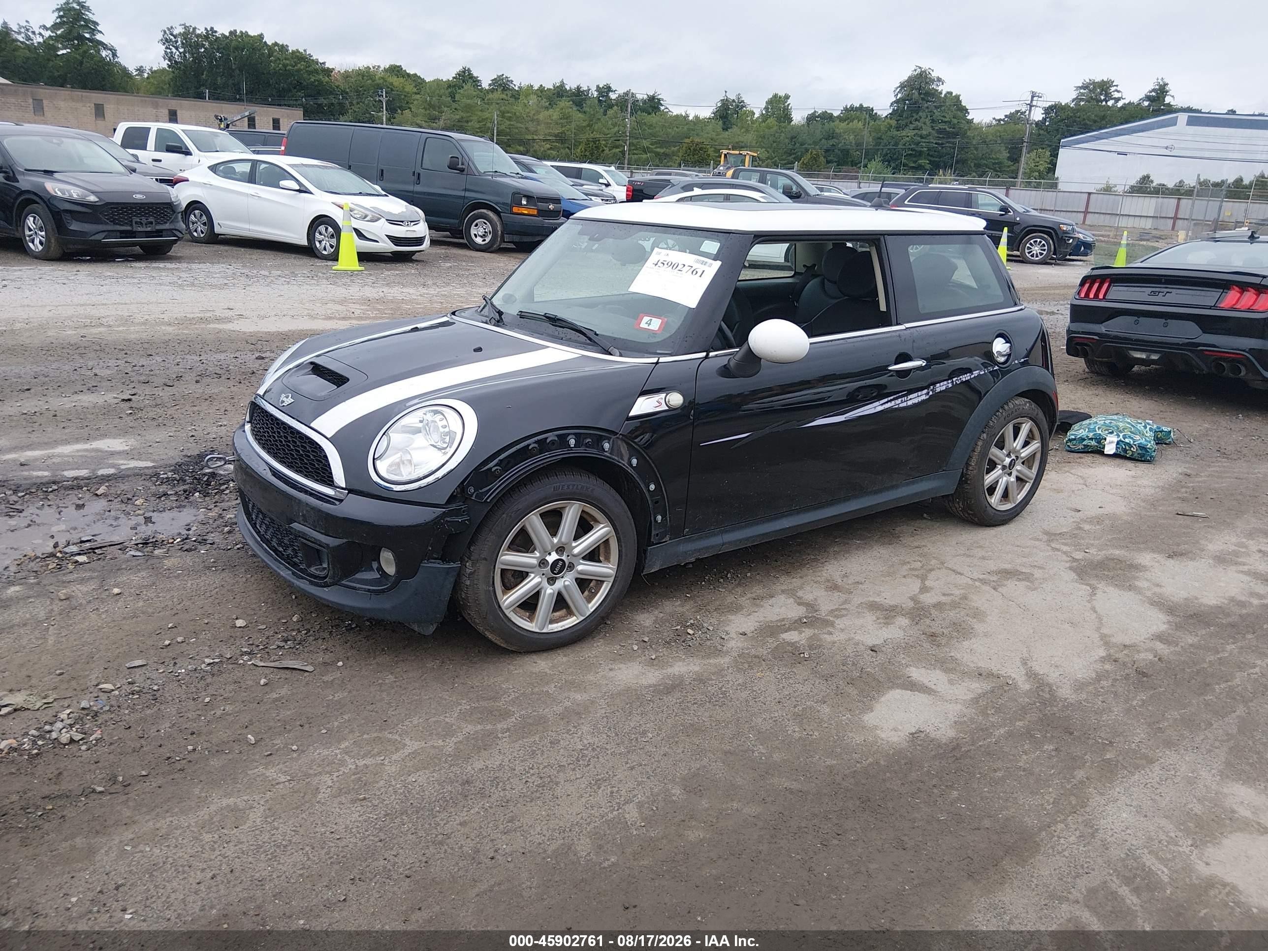 2013 Mini Hardtop Cooper S Black vin: WMWSV3C52DT478604
