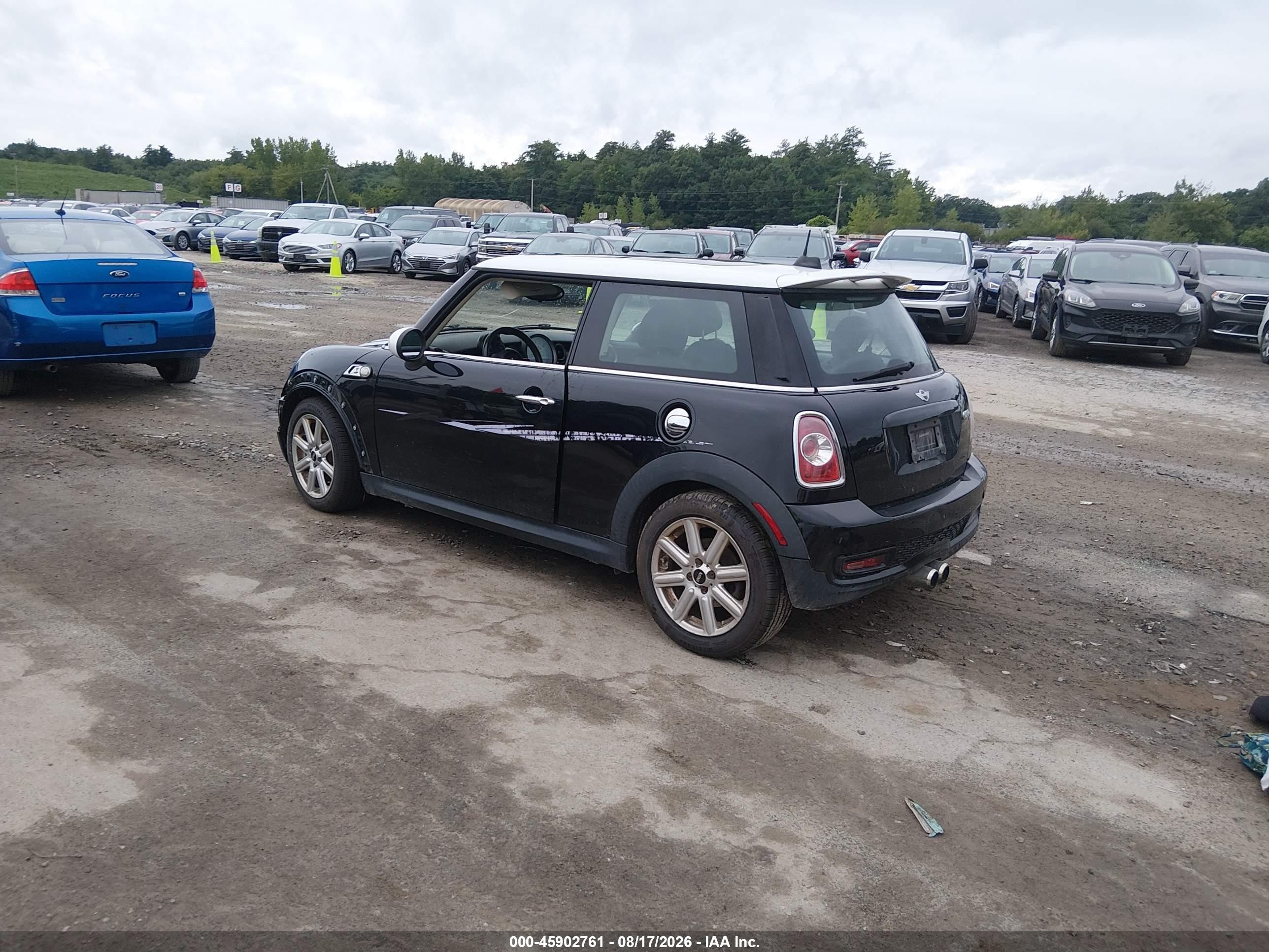 2013 Mini Hardtop Cooper S Black vin: WMWSV3C52DT478604