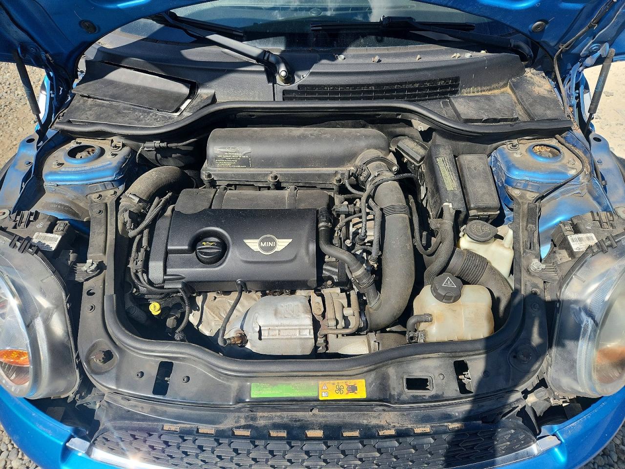 2011 Mini Cooper S Blue vin: WMWSV3C53BTY22650