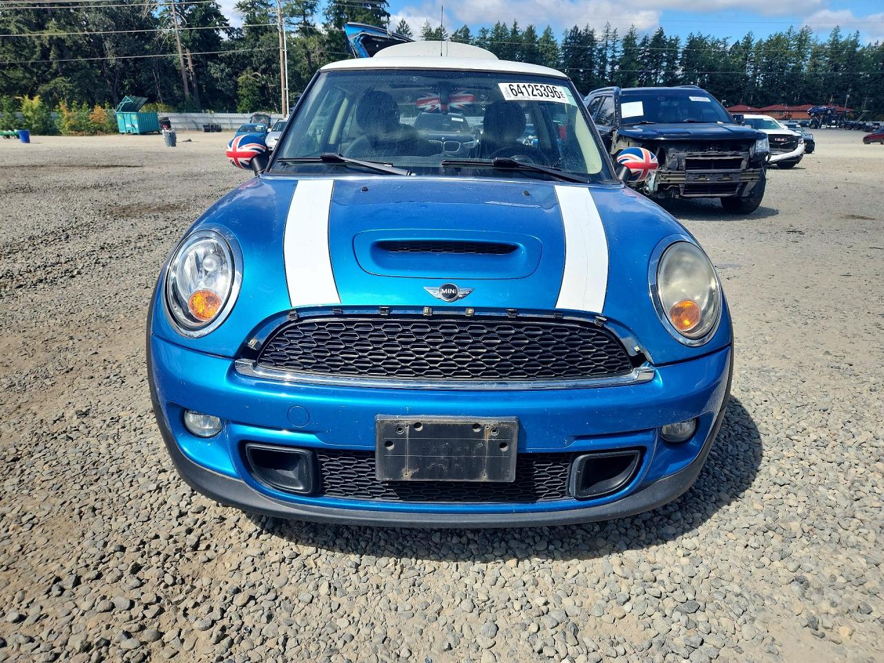 2011 Mini Cooper S Blue vin: WMWSV3C53BTY22650