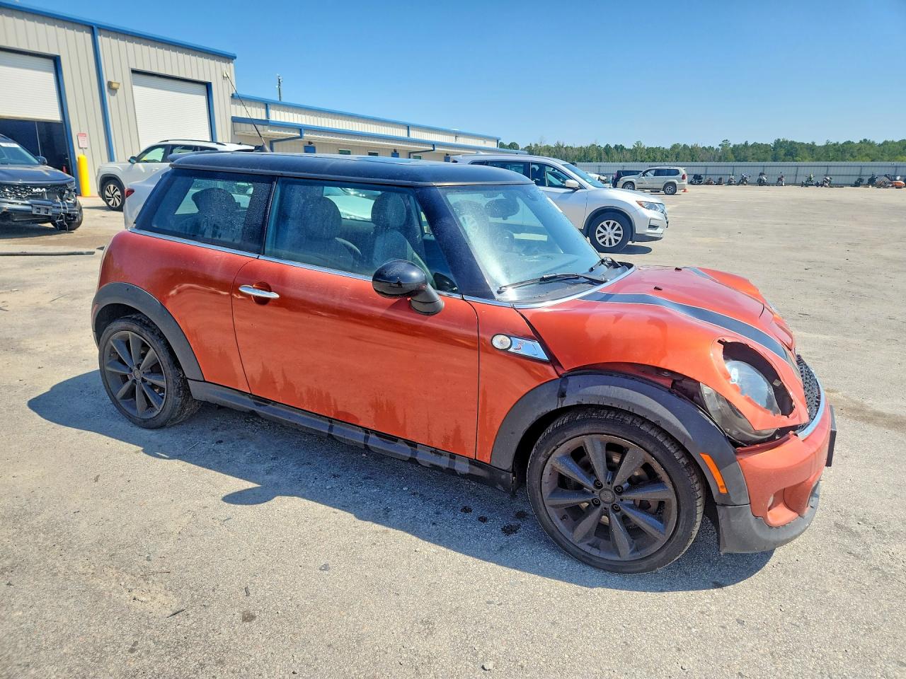 2013 Mini Cooper S Orange vin: WMWSV3C53DT390533