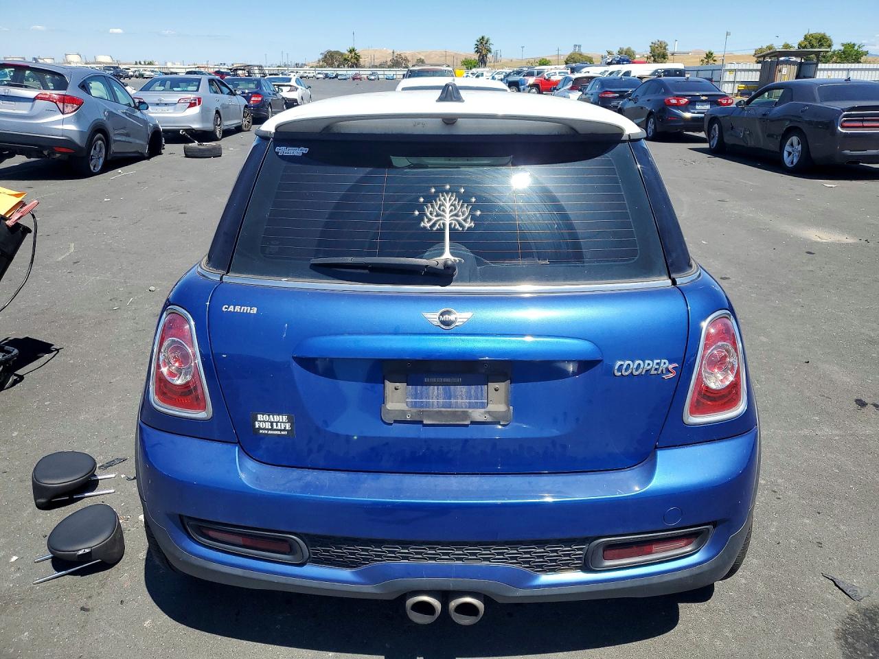 2013 Mini Cooper S Blue vin: WMWSV3C53DT391603