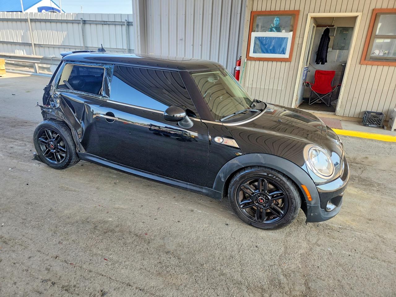 2013 Mini Cooper S Black vin: WMWSV3C53DT393643